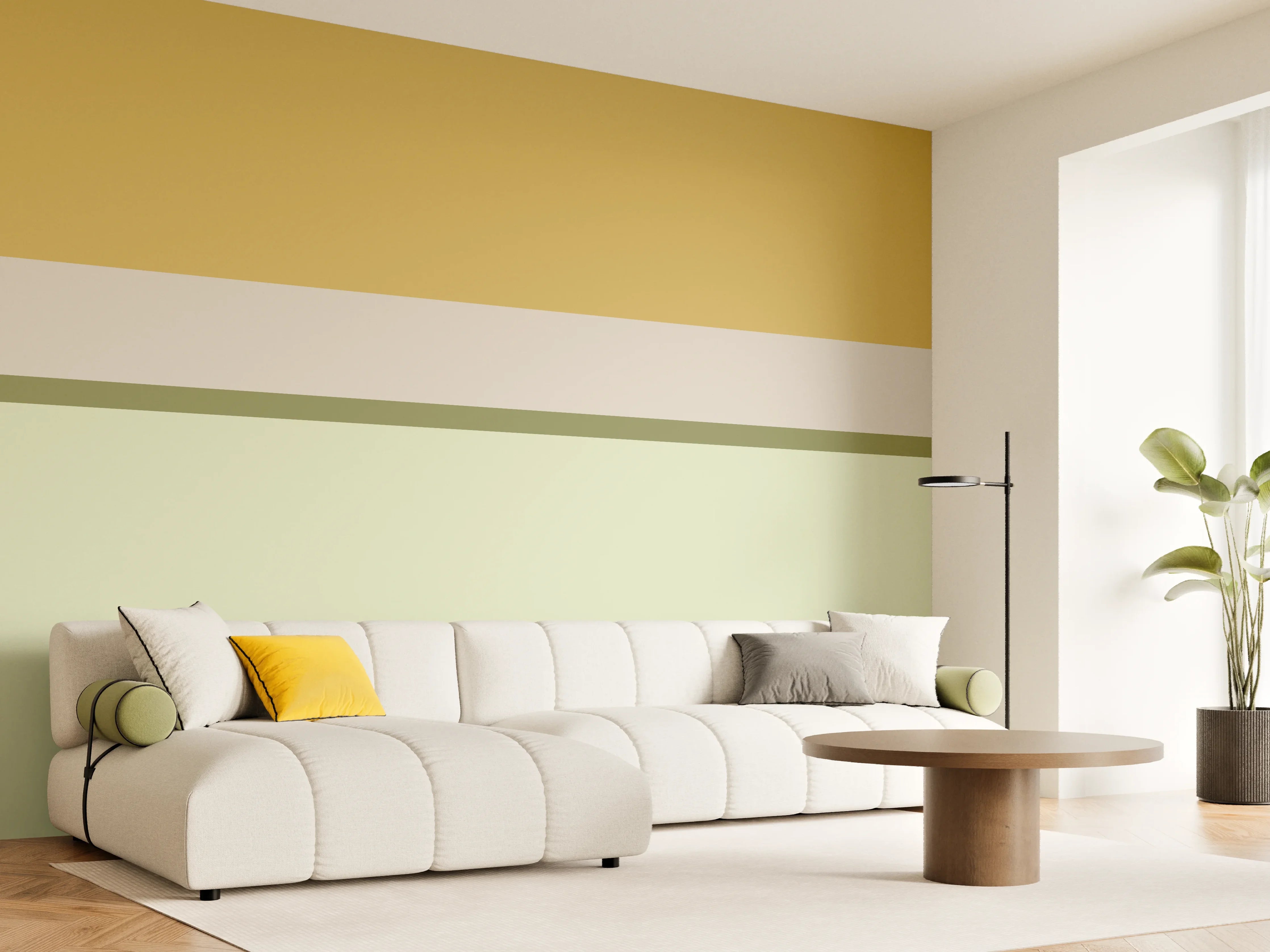 Wandverkleidung Wohnzimmer - The Springs - Horizontal - Birch