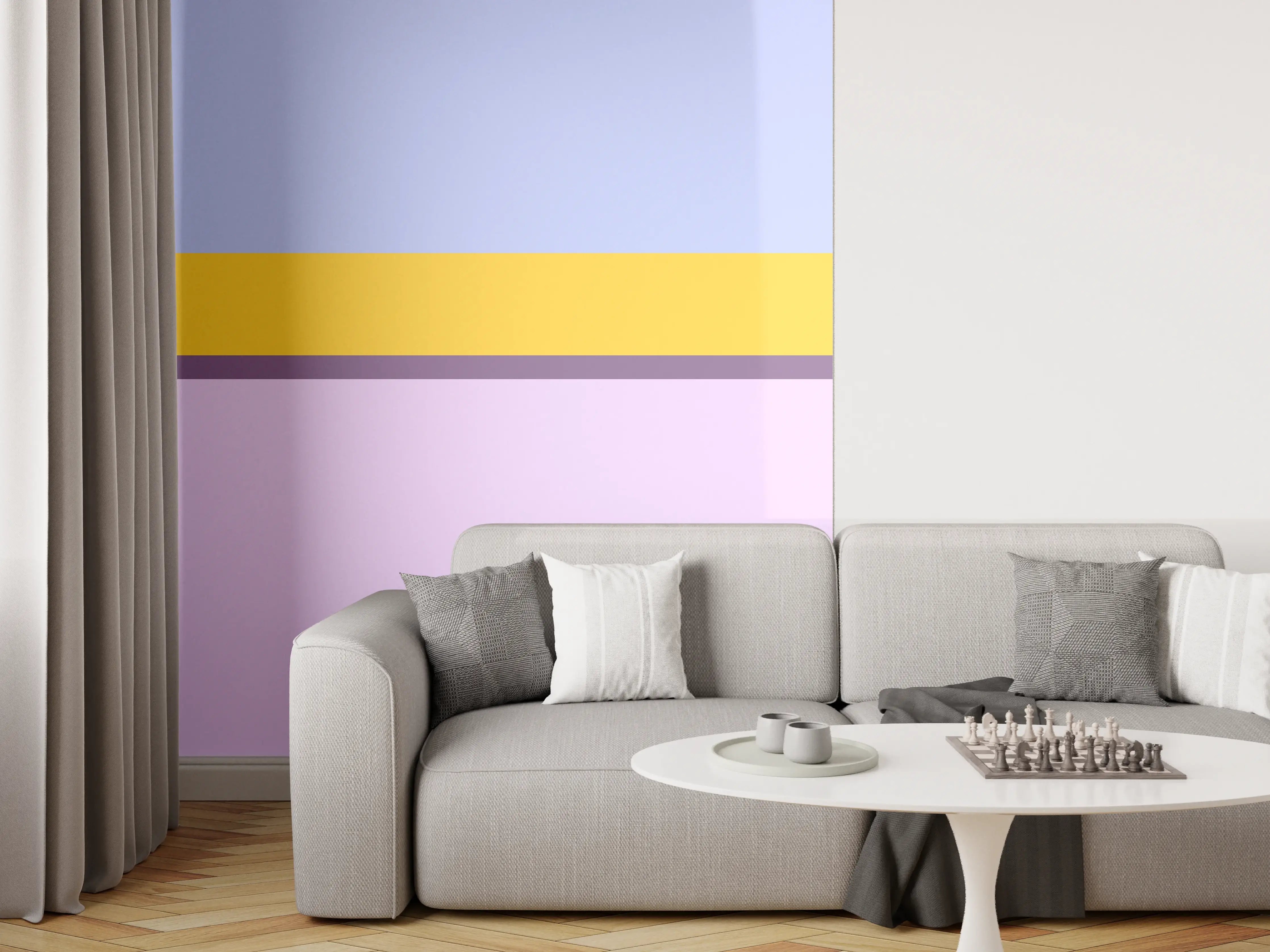 Wandverkleidung Wohnzimmer - The Springs - Horizontal - Lilac