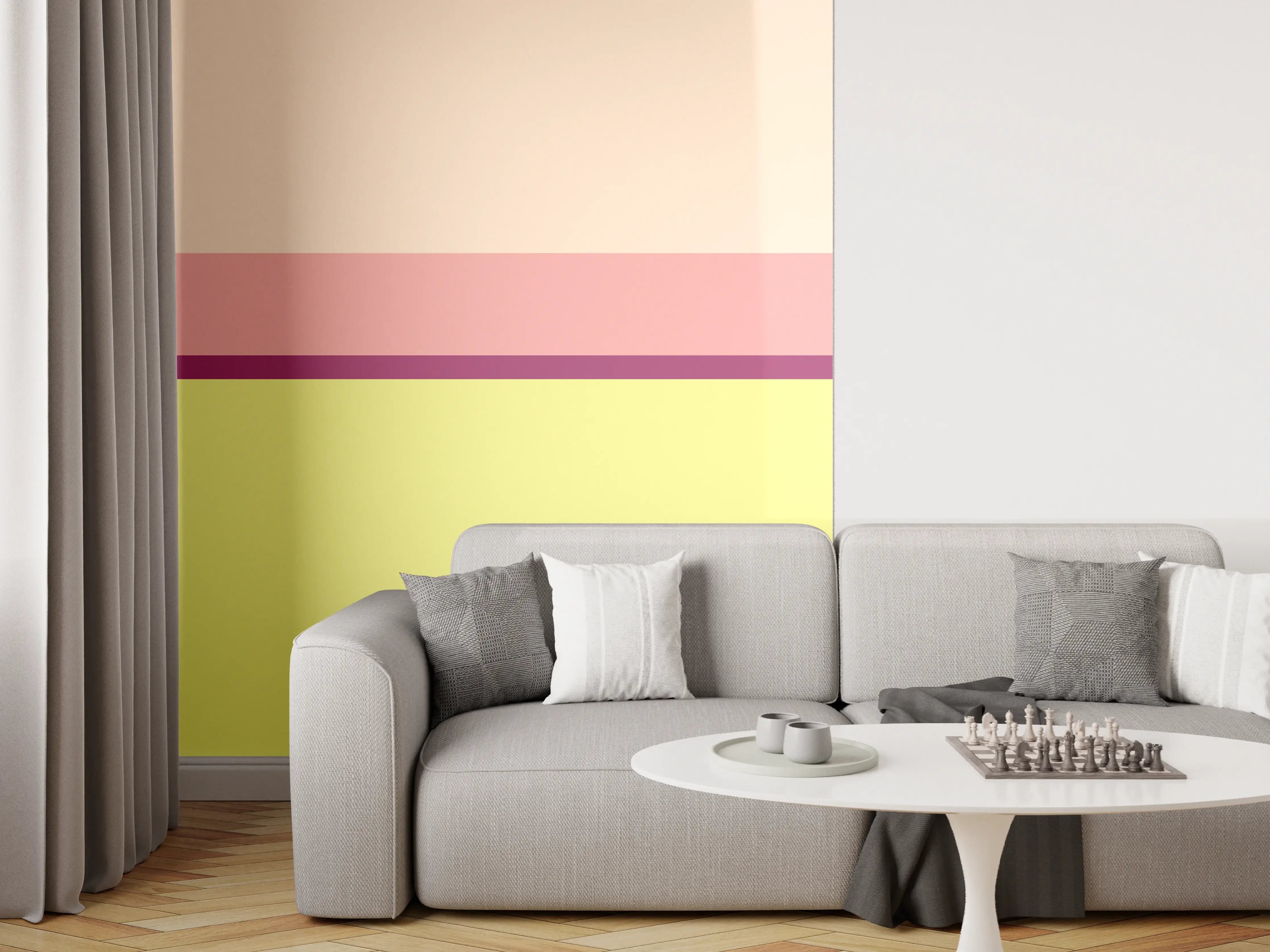 Wandverkleidung Wohnzimmer - The Springs - Horizontal - Tulip