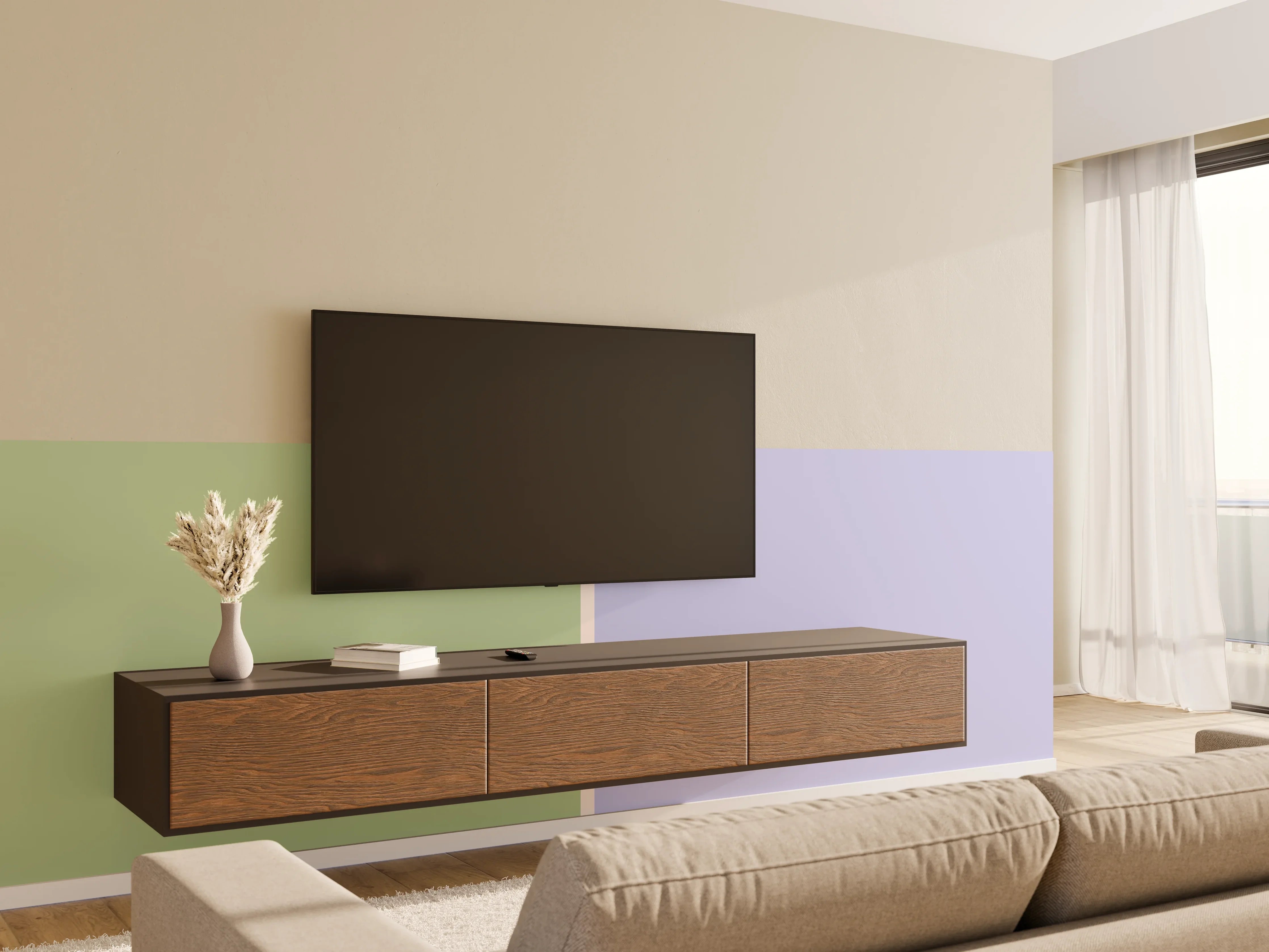 Wandverkleidung Wohnzimmer - The Vintages - Easy Vertikal - Colin