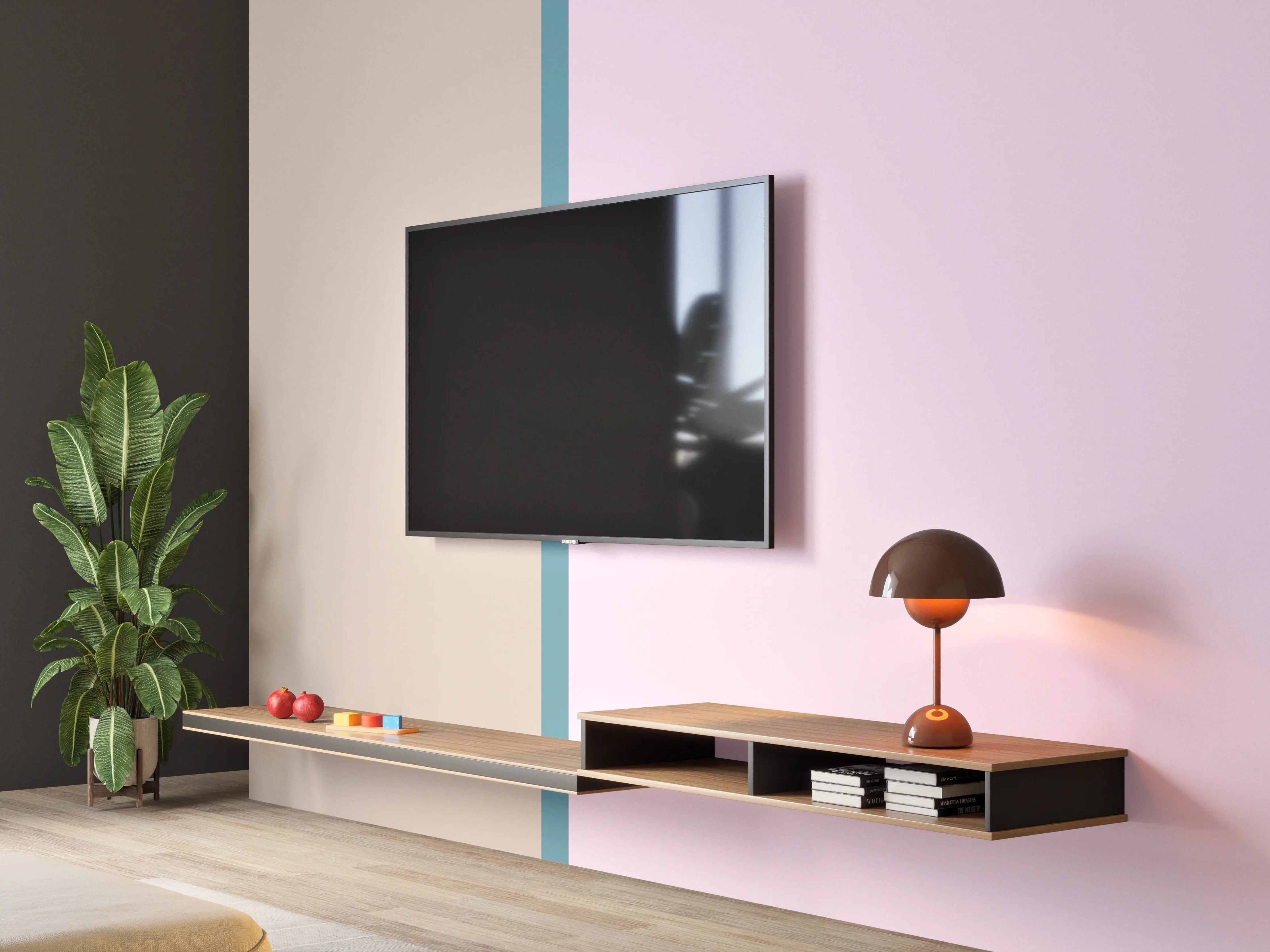 Wandverkleidung Wohnzimmer - The Vintages - Easy Vertikal - Daphne