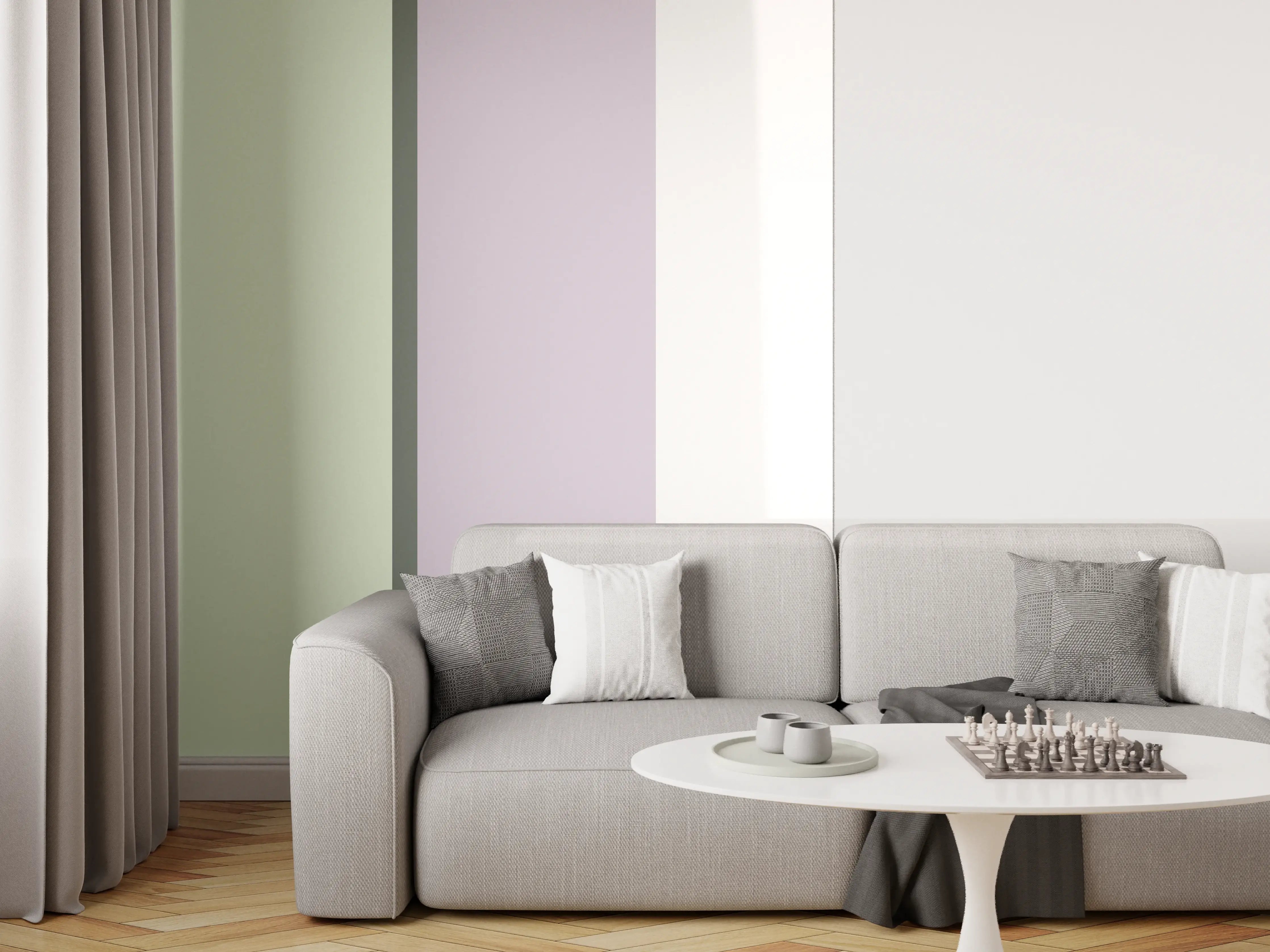 Wandverkleidung Wohnzimmer - The Vintages - Vertikal - Benedict