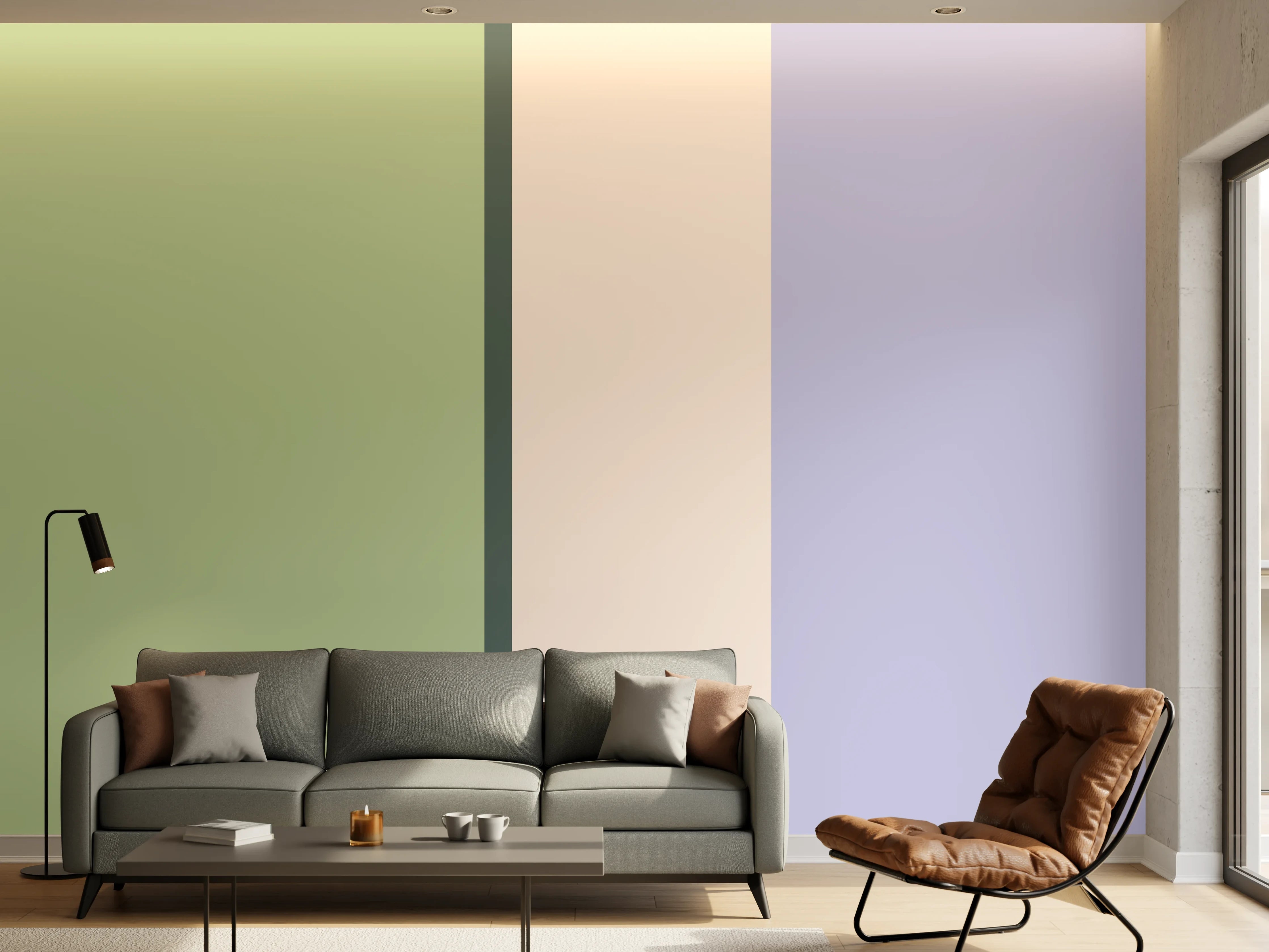 Wandverkleidung Wohnzimmer - The Vintages - Vertikal - Colin