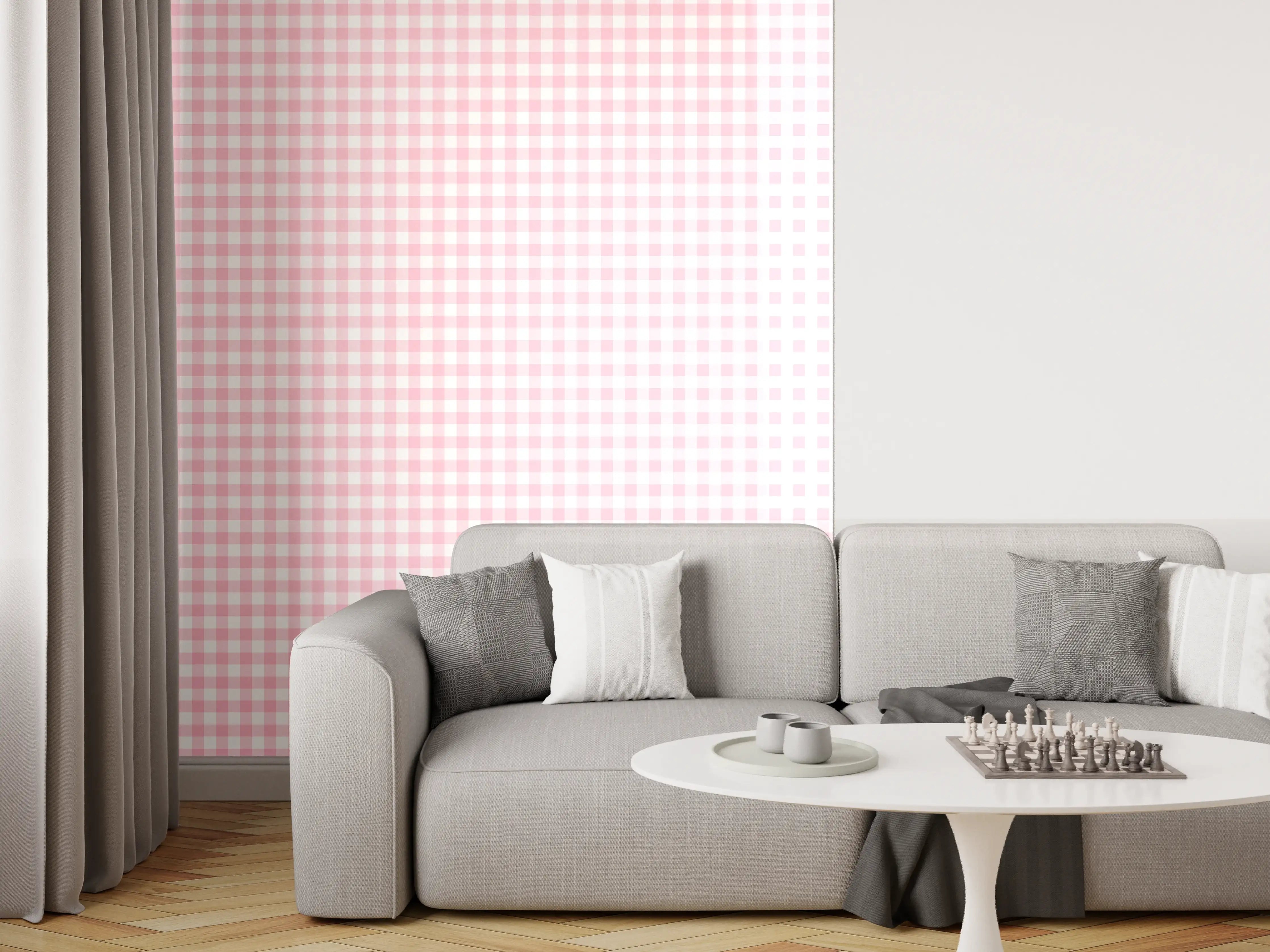 Wandverkleidung Wohnzimmer - Titel des Bildes