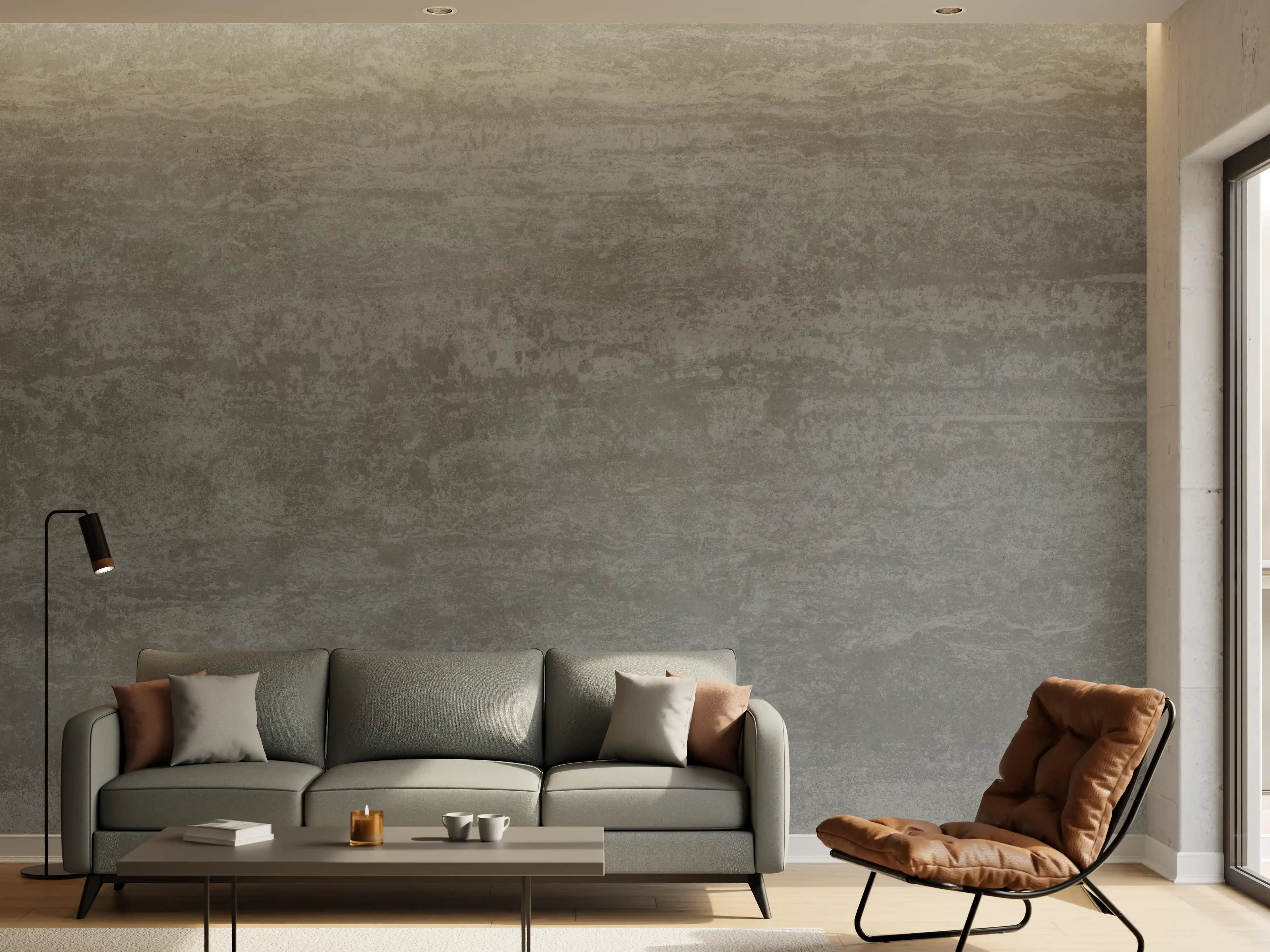 Wandverkleidung Wohnzimmer - Travertino Marmor Textur