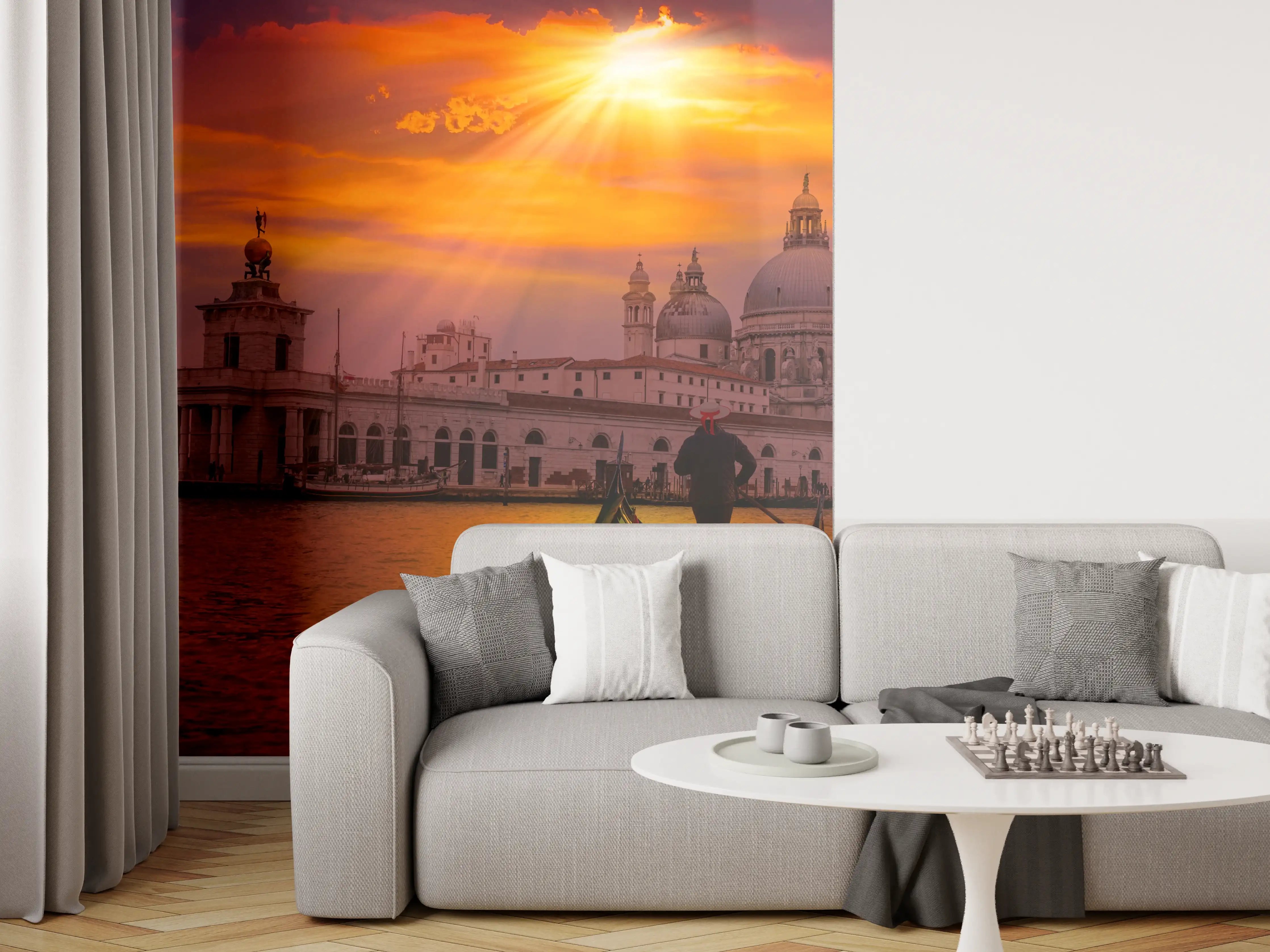 Wandverkleidung Wohnzimmer - Venetian Sunset Over San Giorgio Maggiore