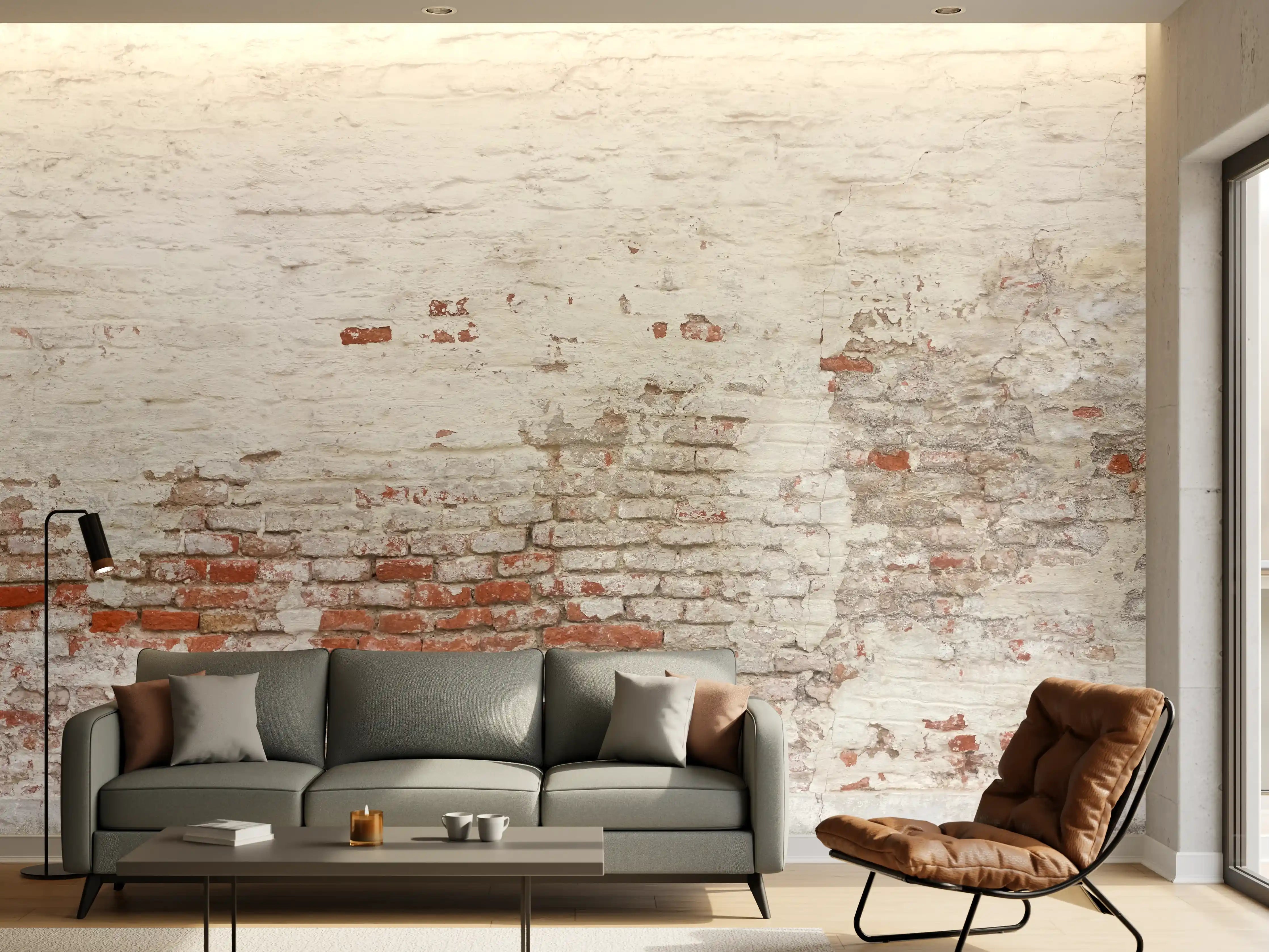 Wandverkleidung Wohnzimmer - Veraltete Hauswand