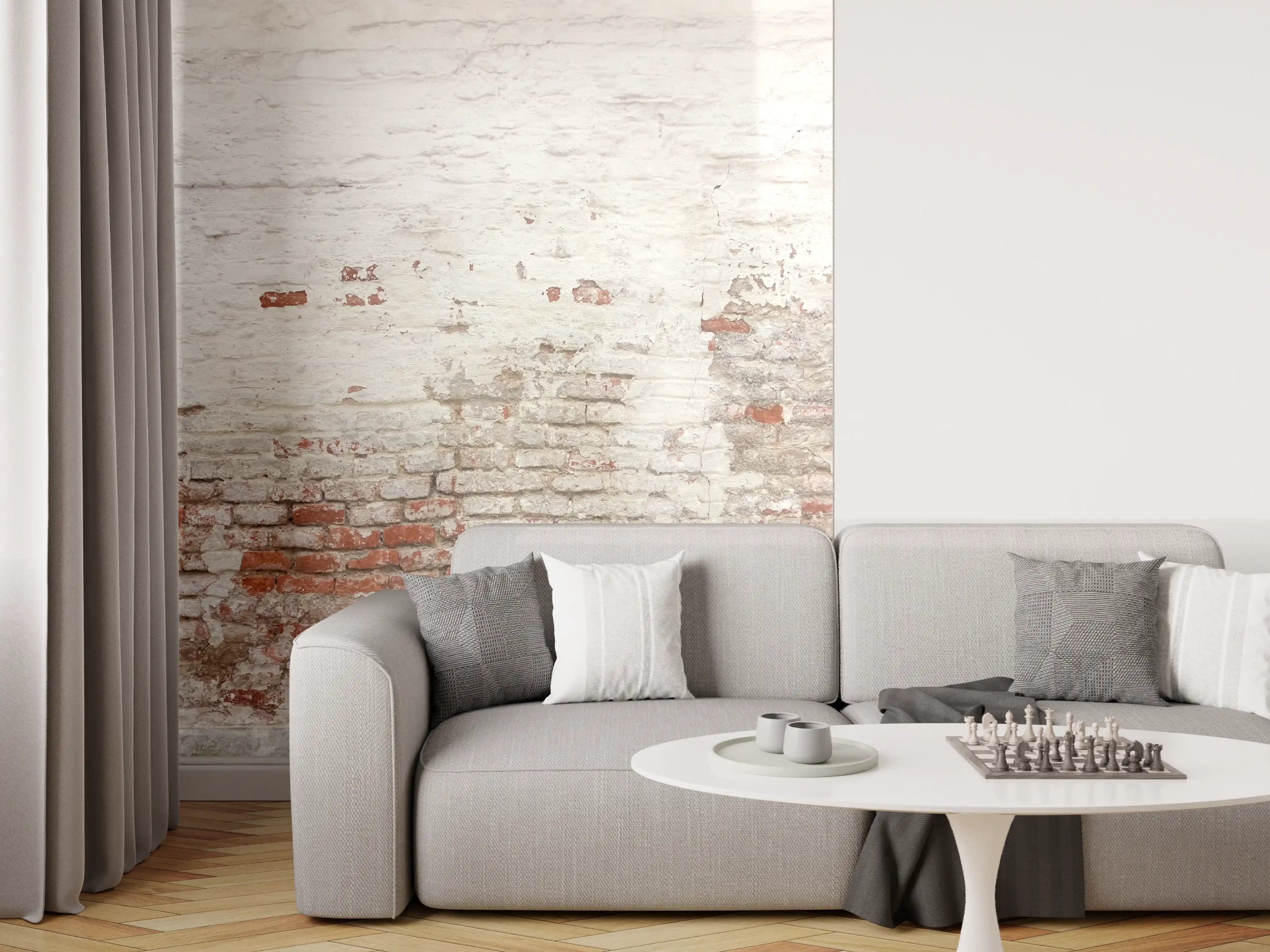 Wandverkleidung Wohnzimmer - Veraltete Hauswand