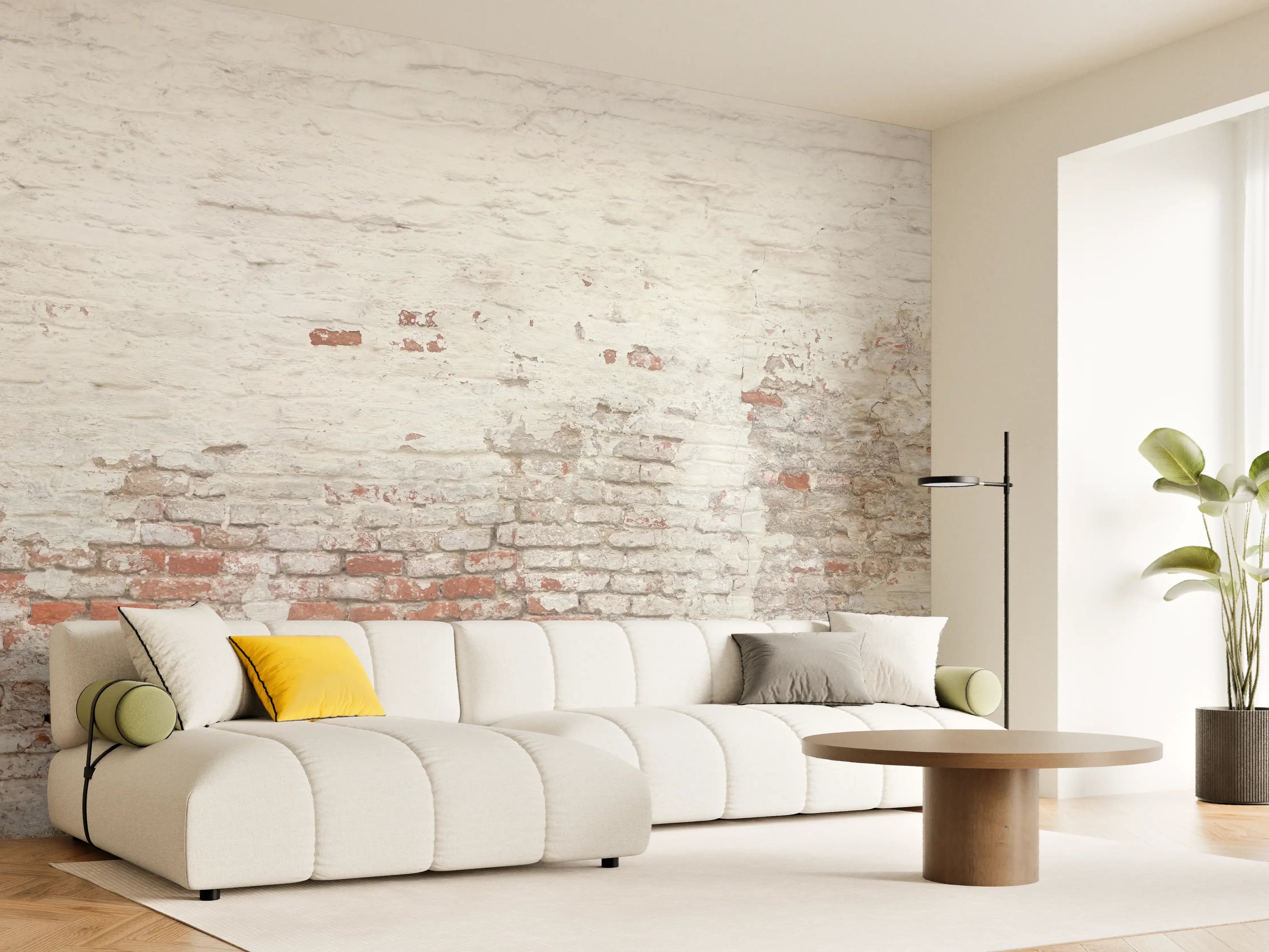 Wandverkleidung Wohnzimmer - Veraltete Hauswand