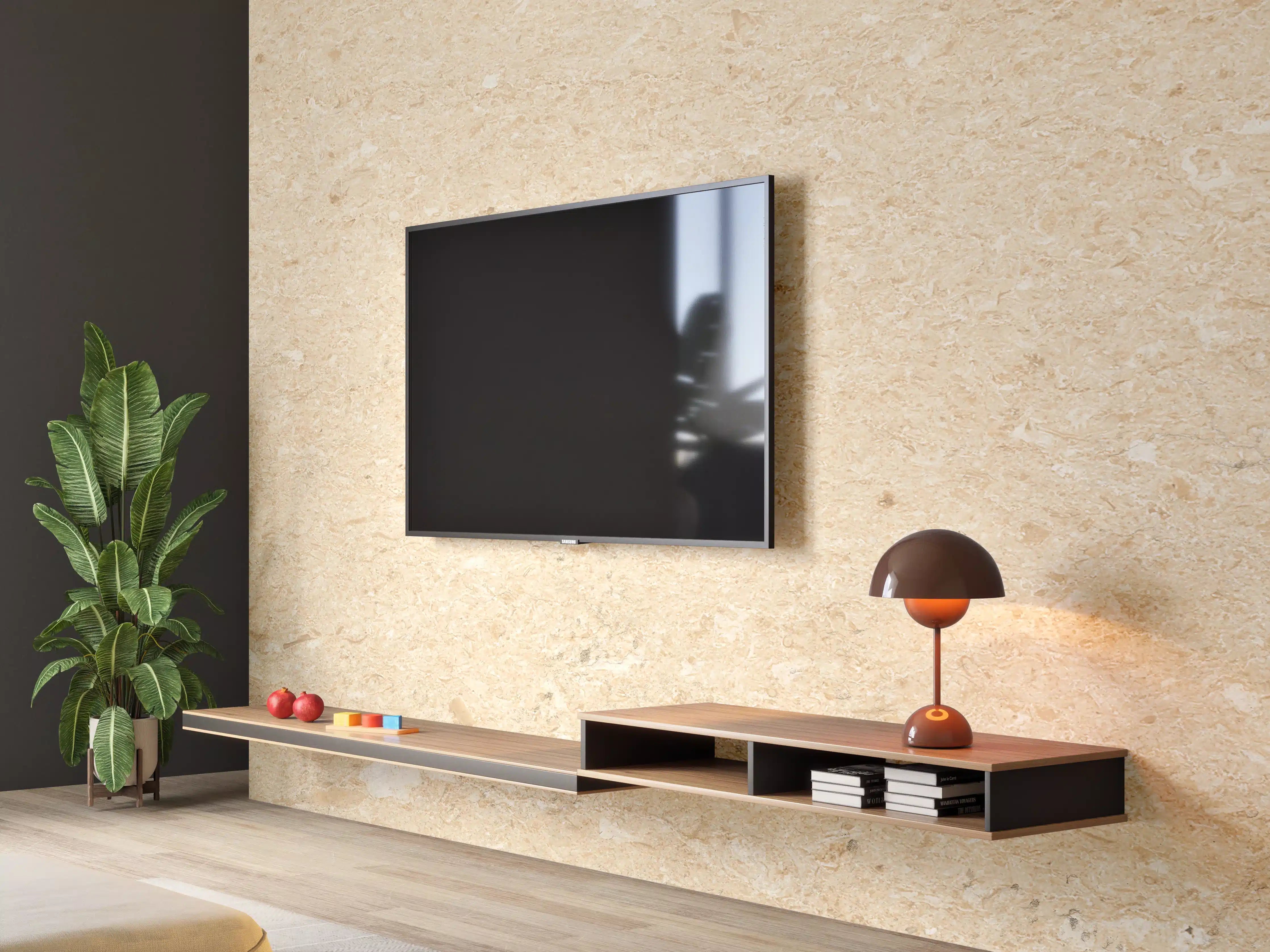 Wandverkleidung Wohnzimmer - Verarbeitete holz Textur