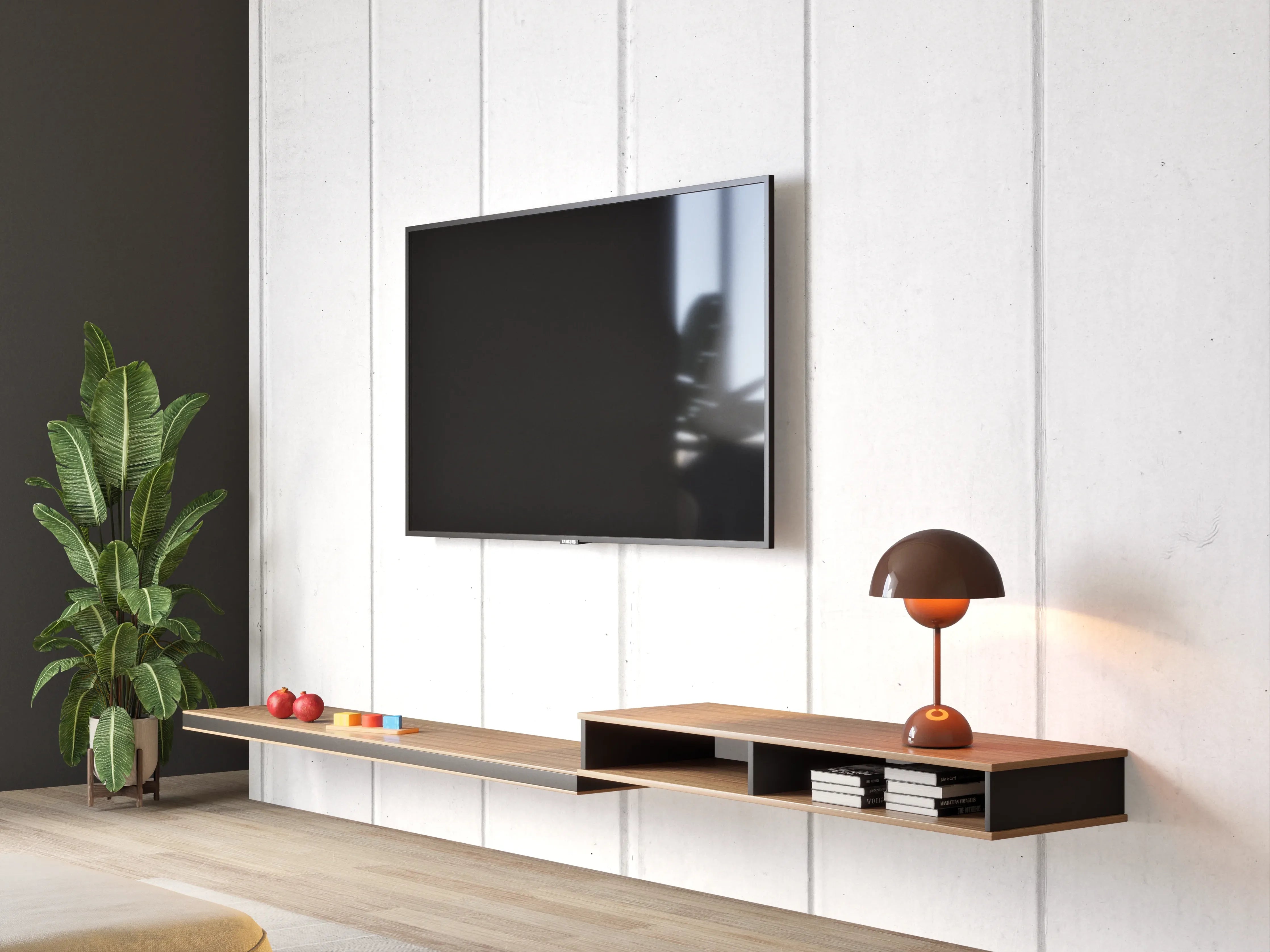 Wandverkleidung Wohnzimmer - Weiße Vintage Holzwand