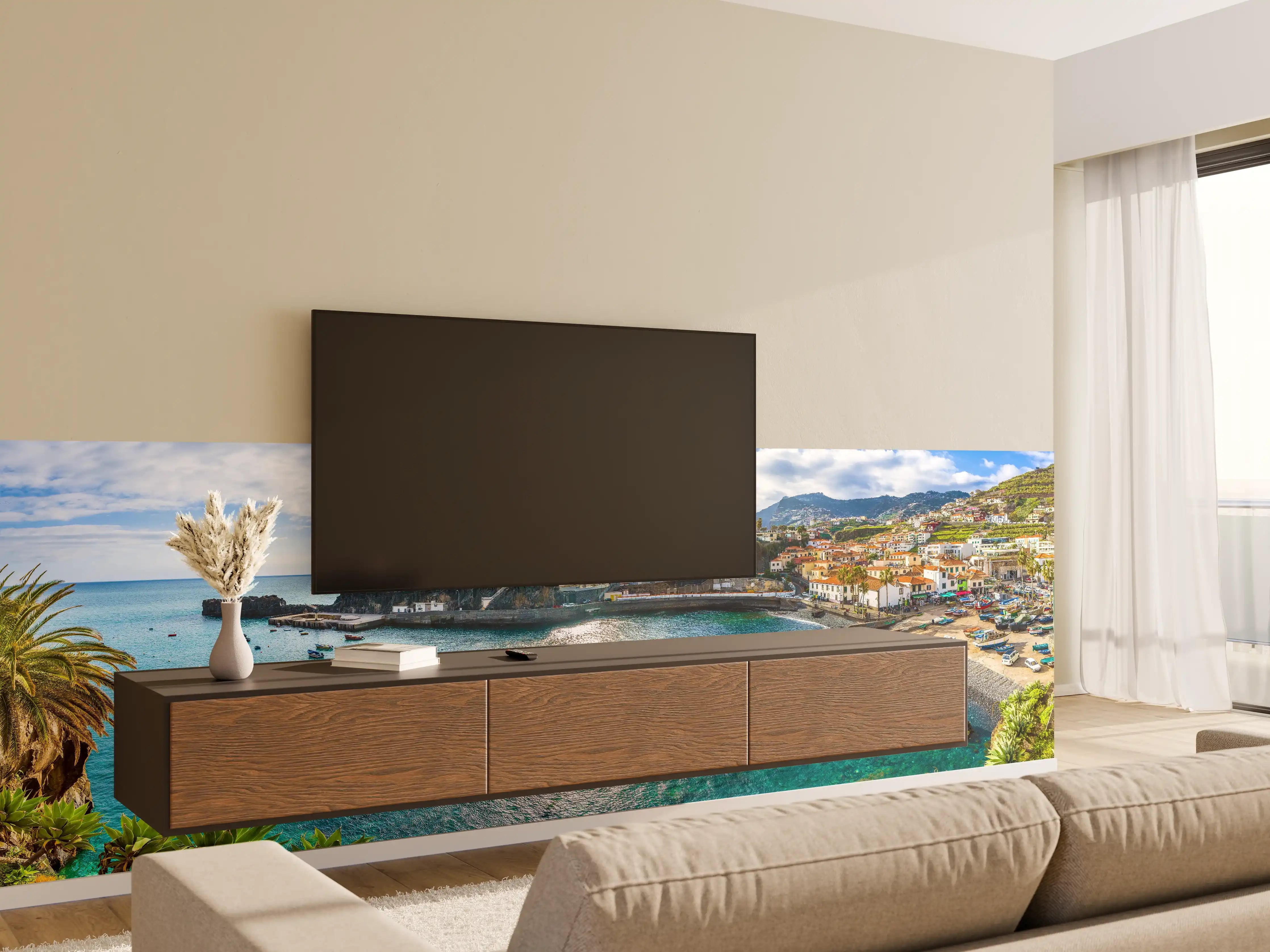 Wandverkleidung Wohnzimmer - Wunderschöne Landschaft - Camara de Lobos