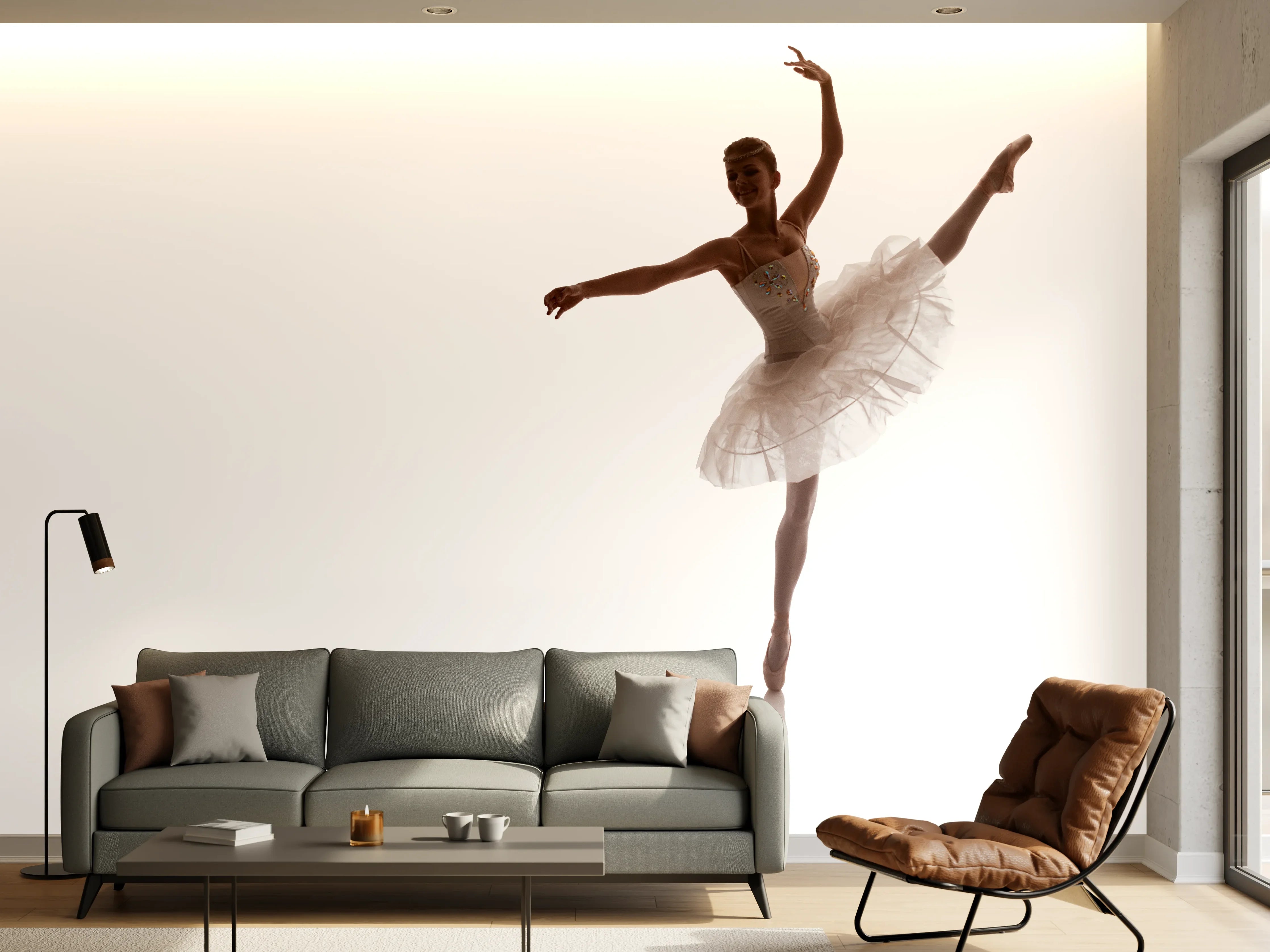 Wandverkleidung Wohnzimmer - Wundervolle Ballerina