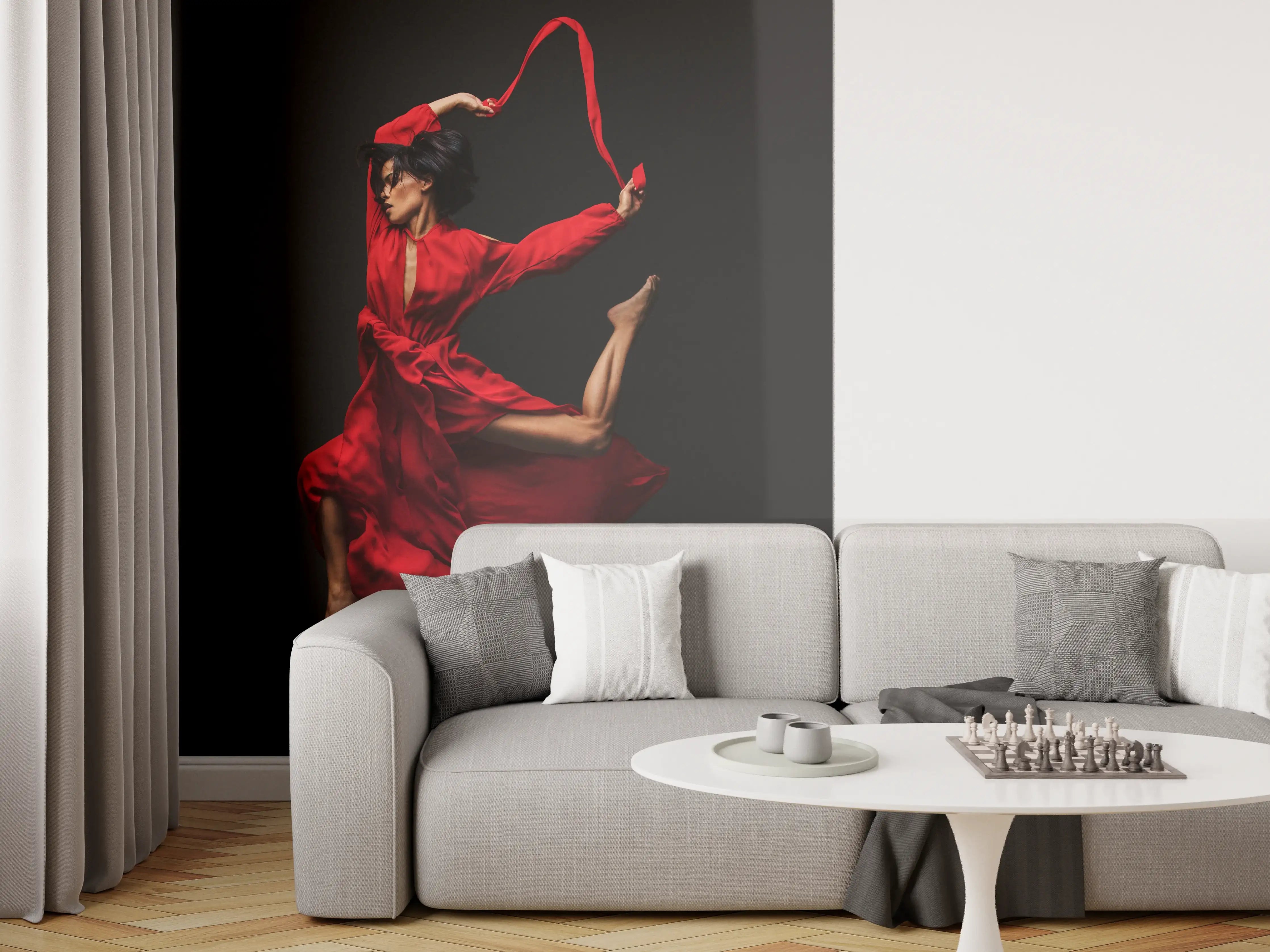 Wandverkleidung Wohnzimmer - Zeitgenössische Tänzerin