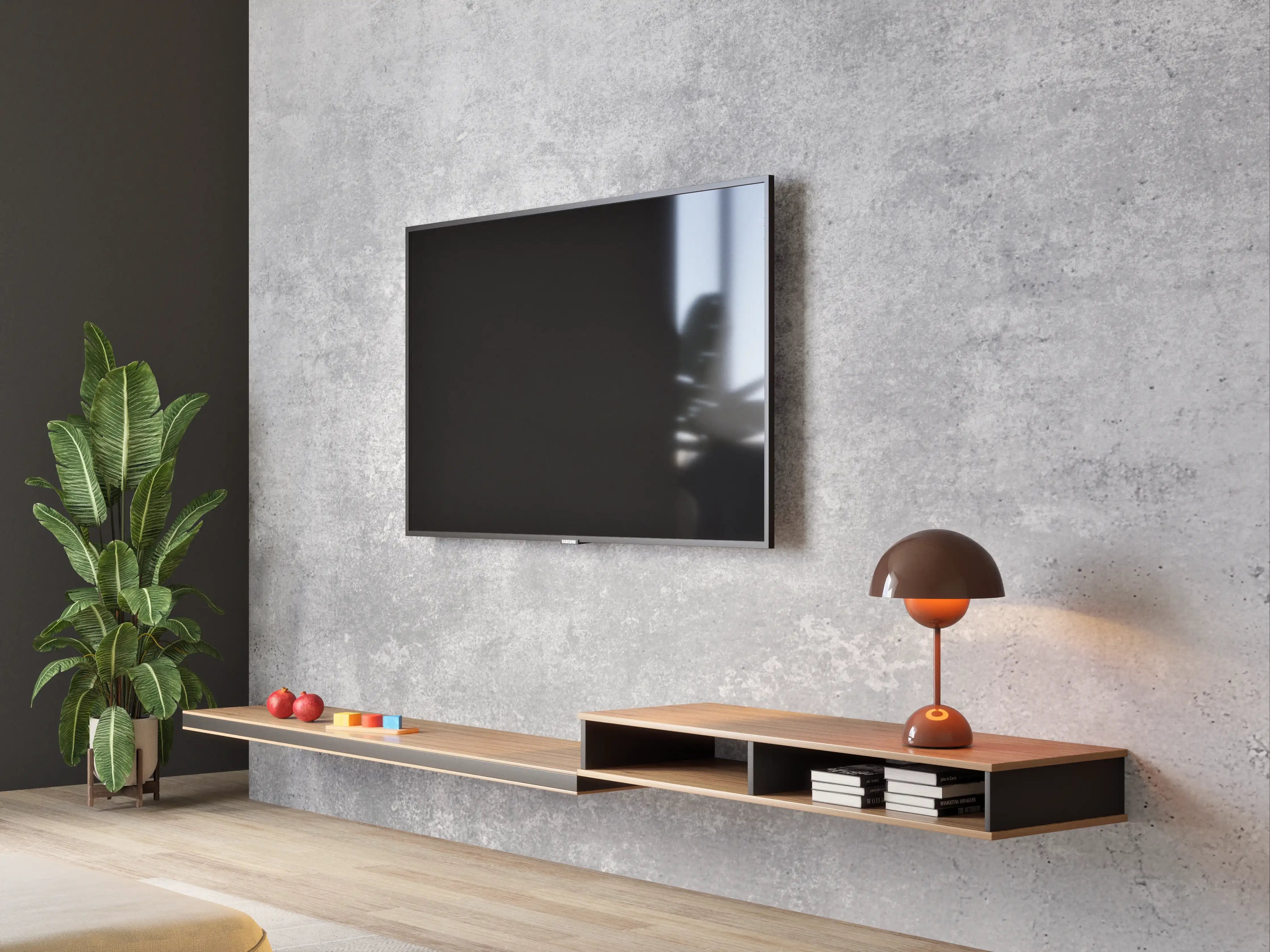 Wandverkleidung Wohnzimmer - Zeitlose Grau- und Weißtöne für Wanddesign