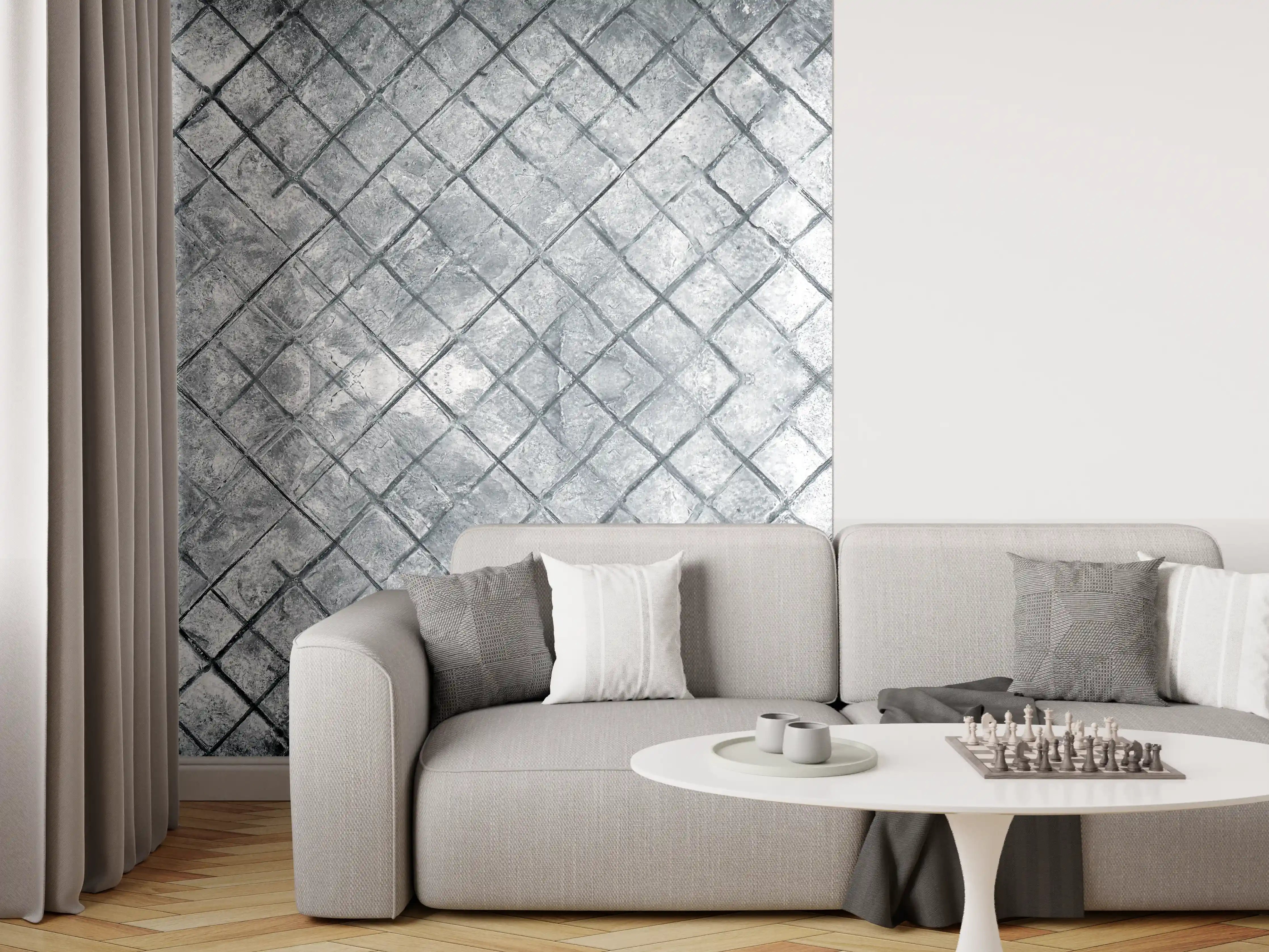 Wandverkleidung Wohnzimmer - Zement oberflächen Textur von Beton