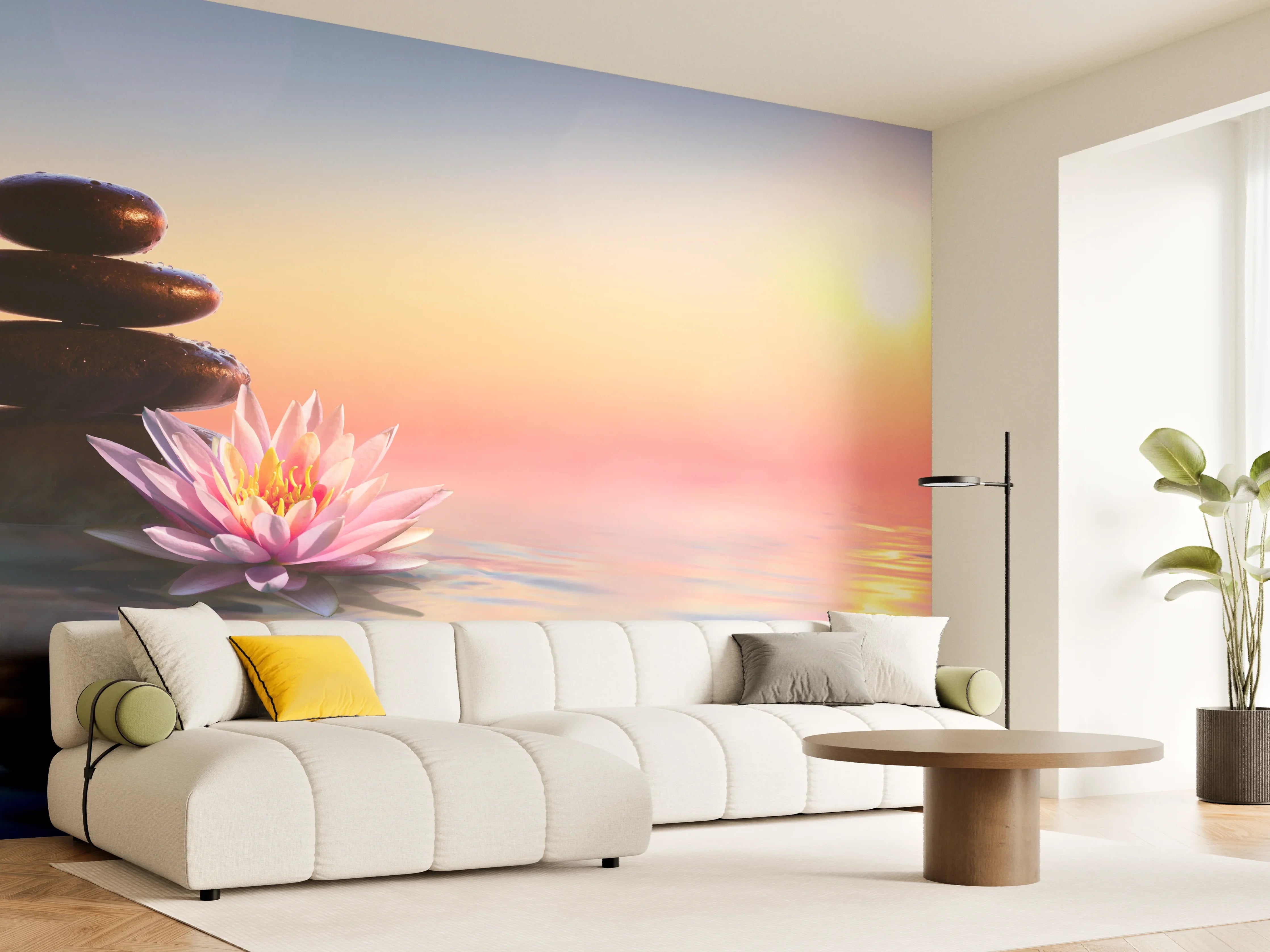 Wandverkleidung Wohnzimmer - Zen - Ruhe & Entspannung