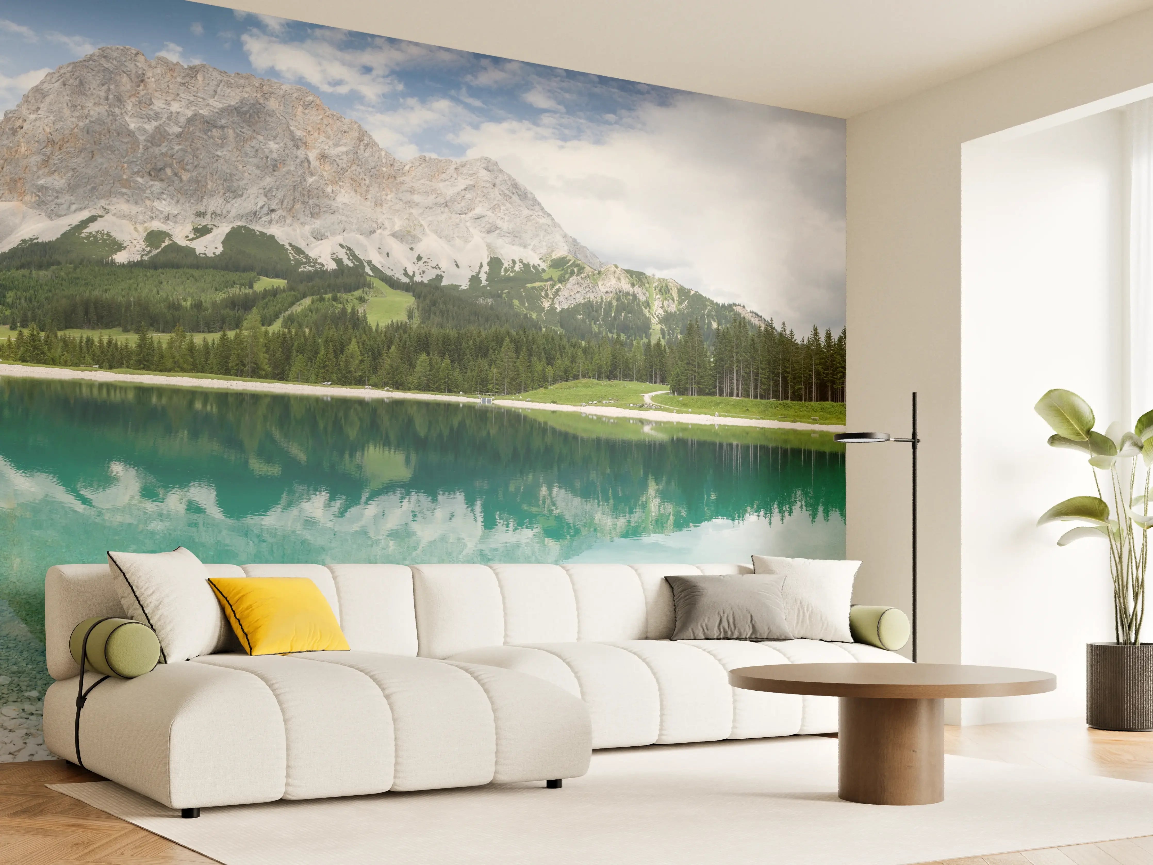 Wandverkleidung Wohnzimmer - Zugspitzarena bei Ehrwald