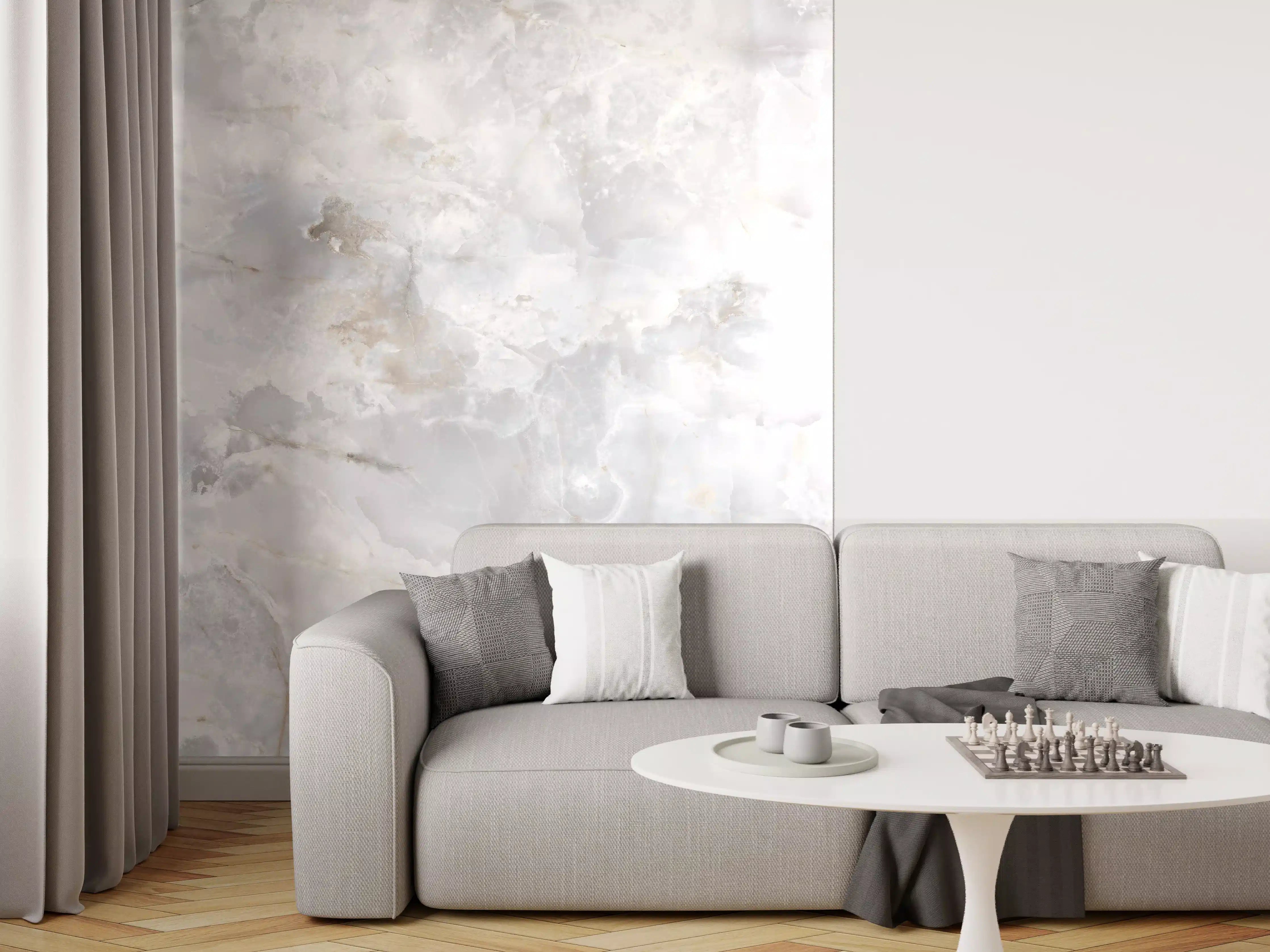 Wandverkleidung Wohnzimmer - onyx marmor textur