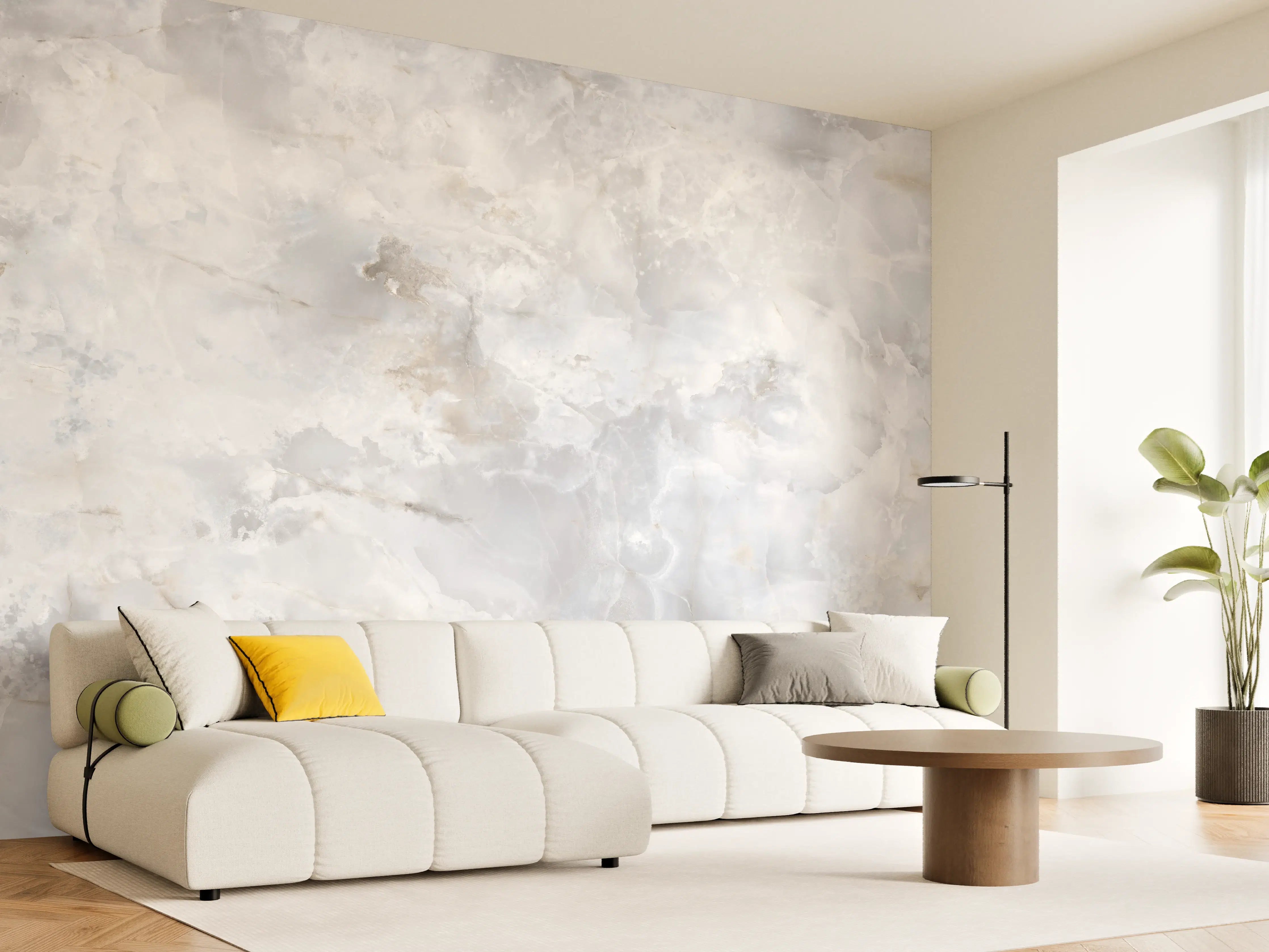Wandverkleidung Wohnzimmer - onyx marmor textur