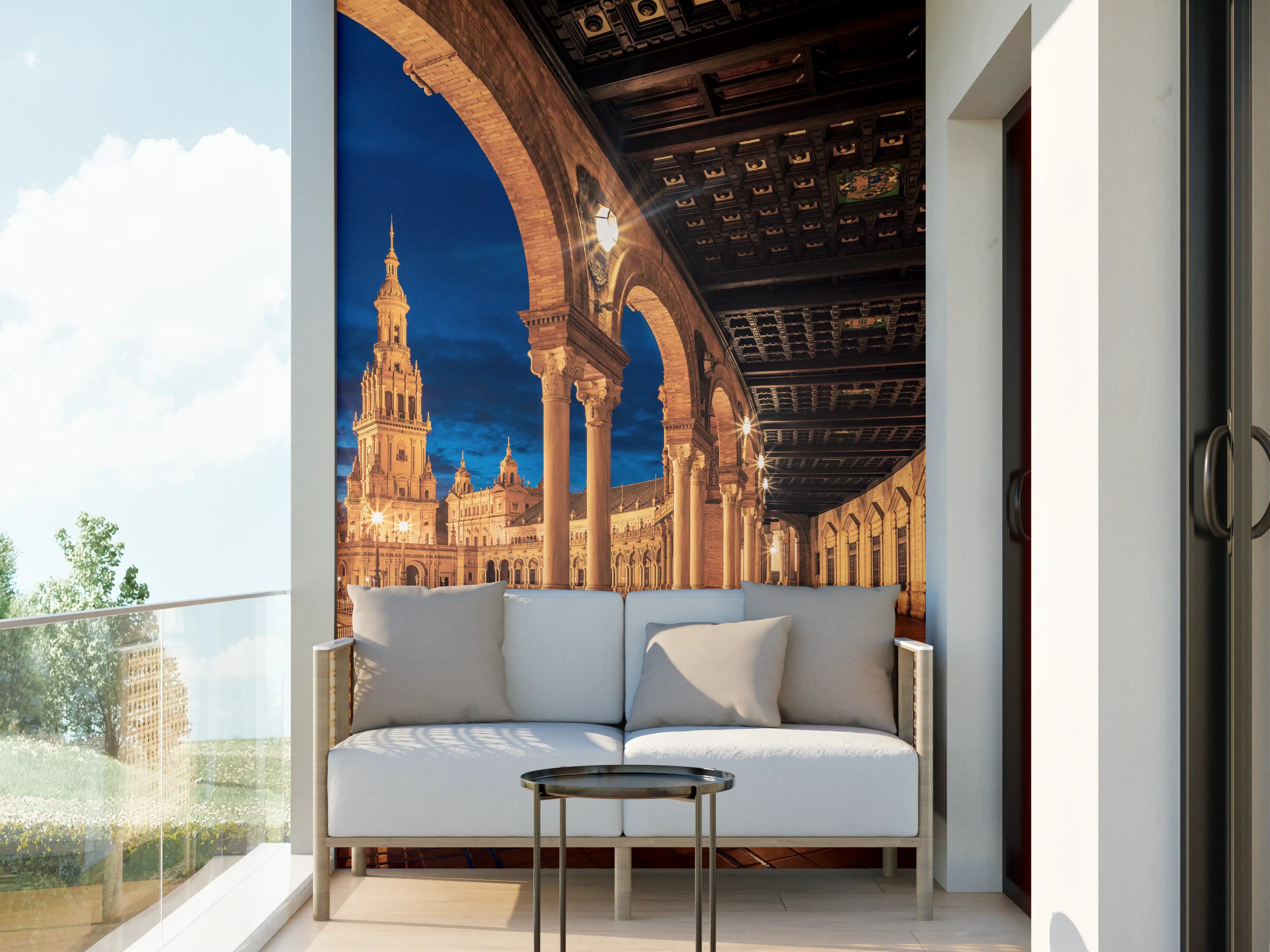Wandverkleidung außen - Plaza de Espana con Sevilla - Spanien