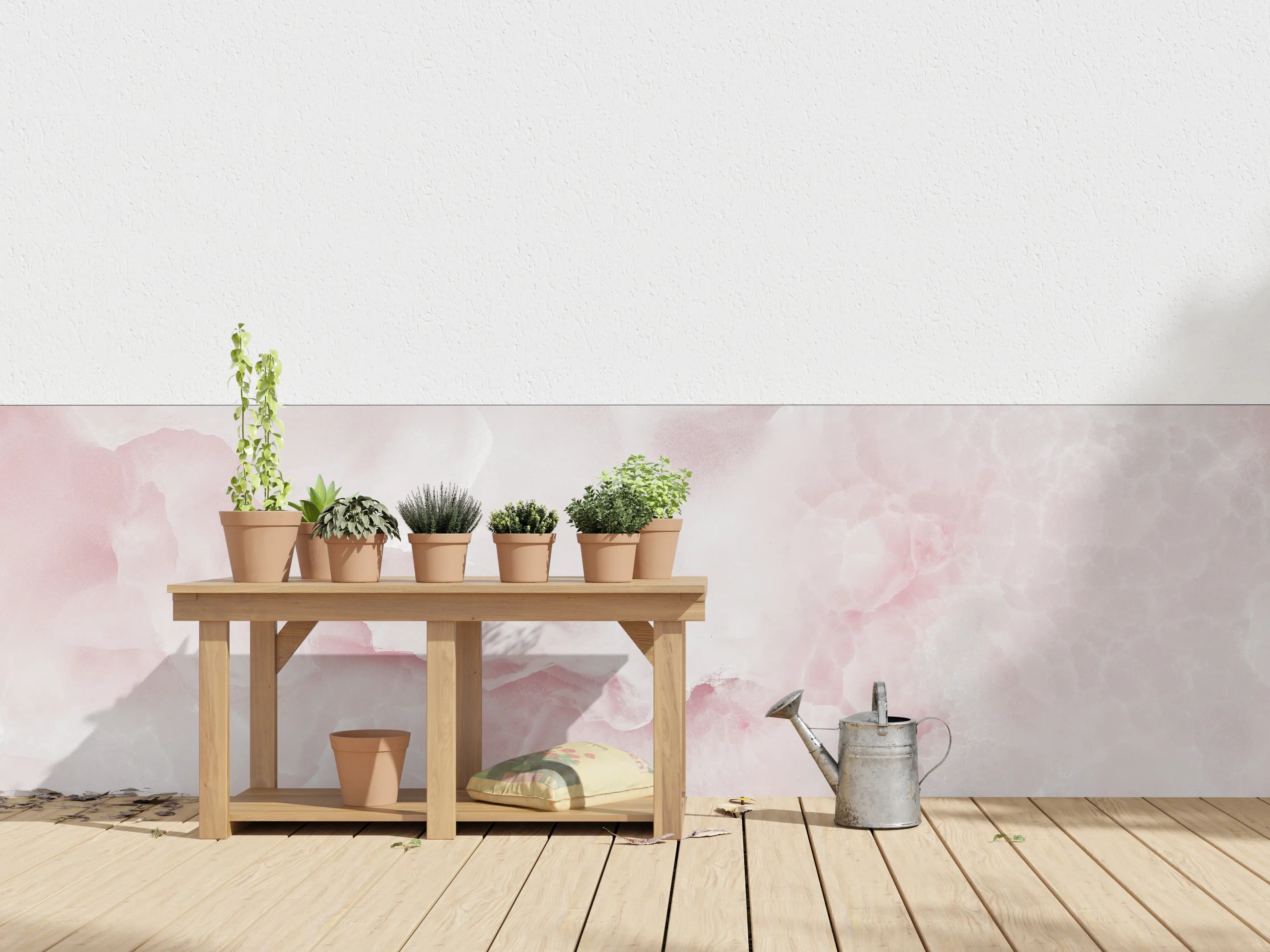 Wandverkleidung außen - Rosa Emperador Onyx Marmor