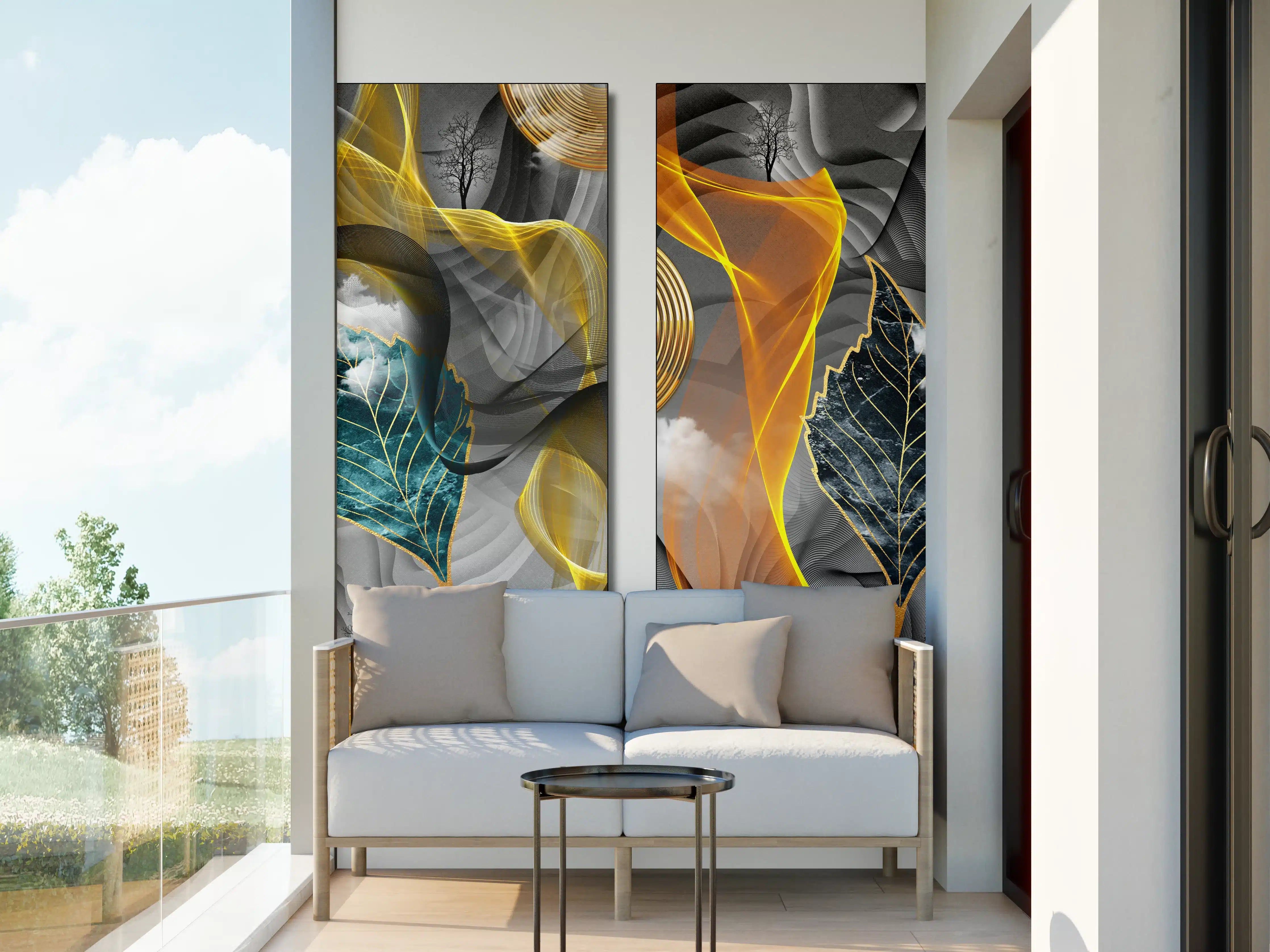 Wandverkleidung außen - Abstraktes 3D Design
