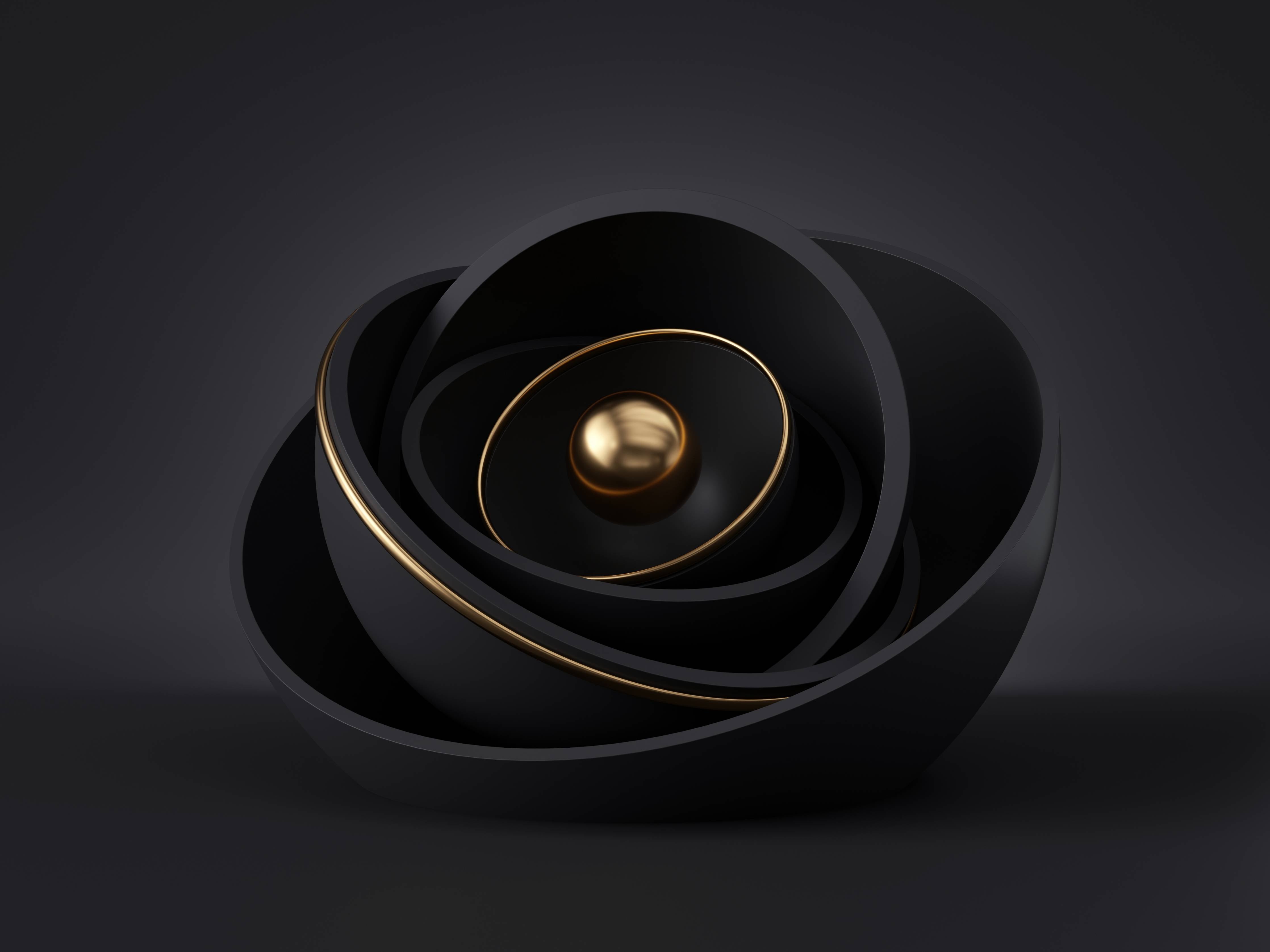 Wandverkleidung außen-Abstraktes 3D-Design einer Muschel