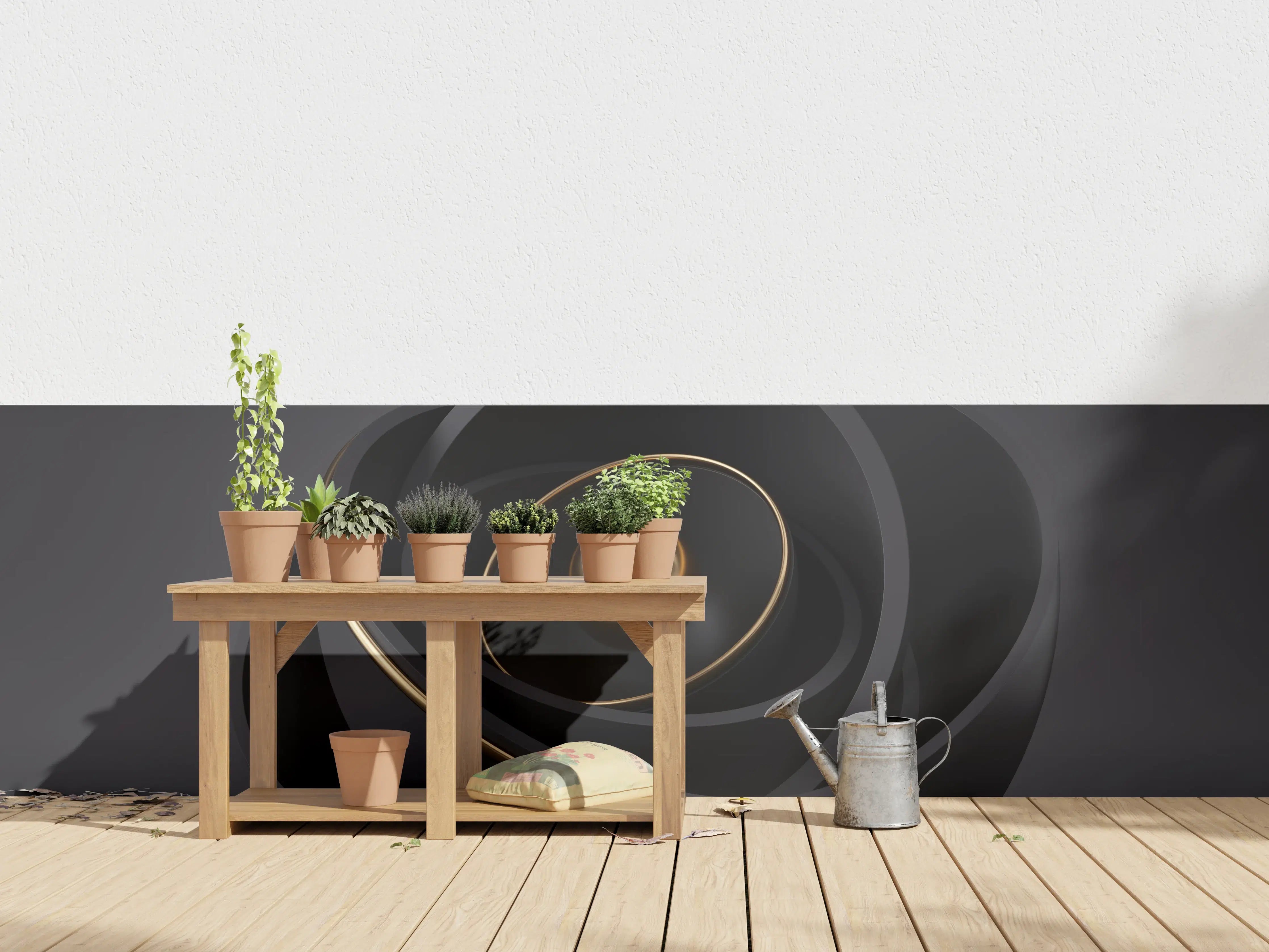 Wandverkleidung außen - Abstraktes 3D-Design einer Muschel