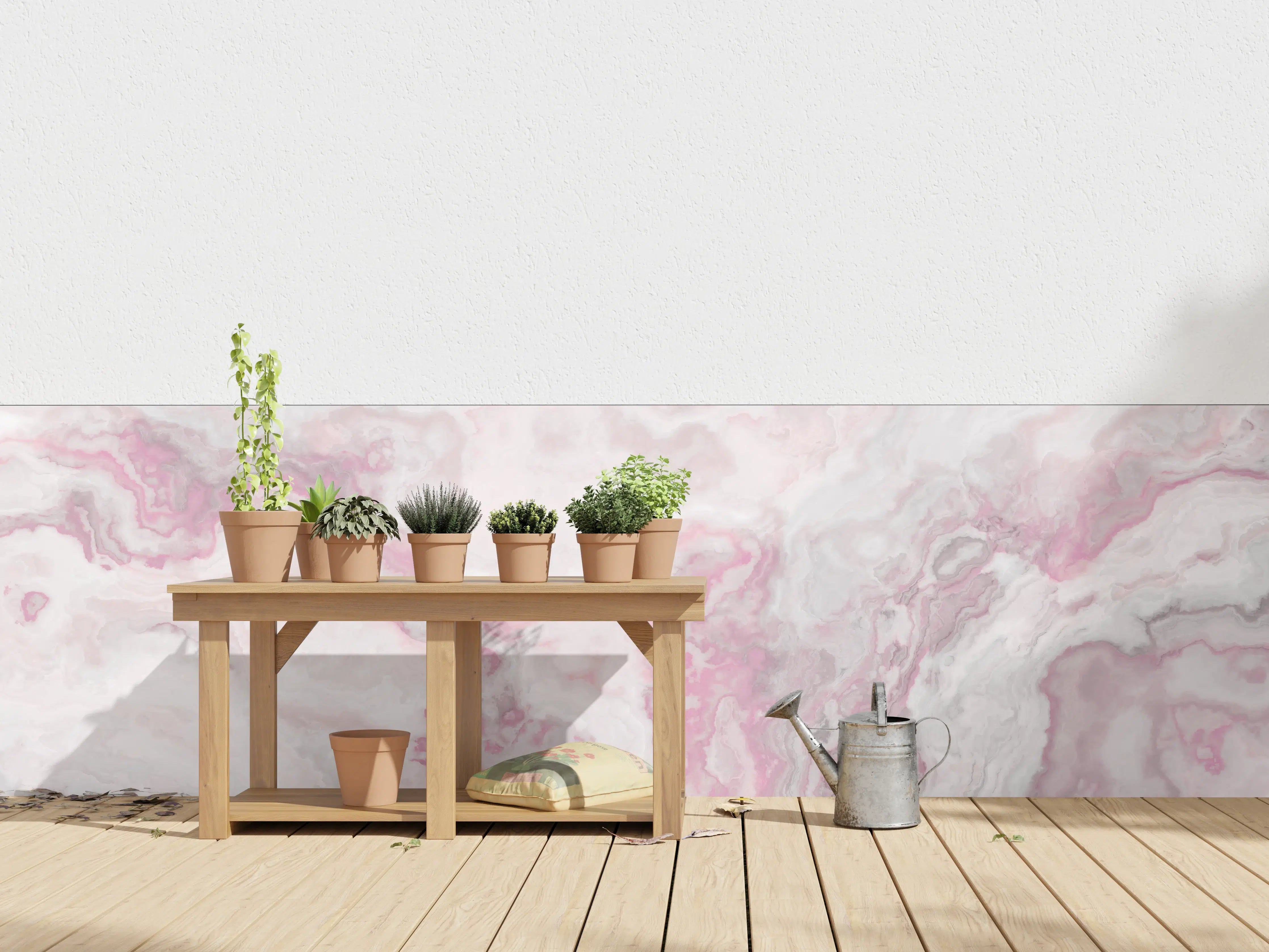 Wandverkleidung außen - Abstraktes Aquarell