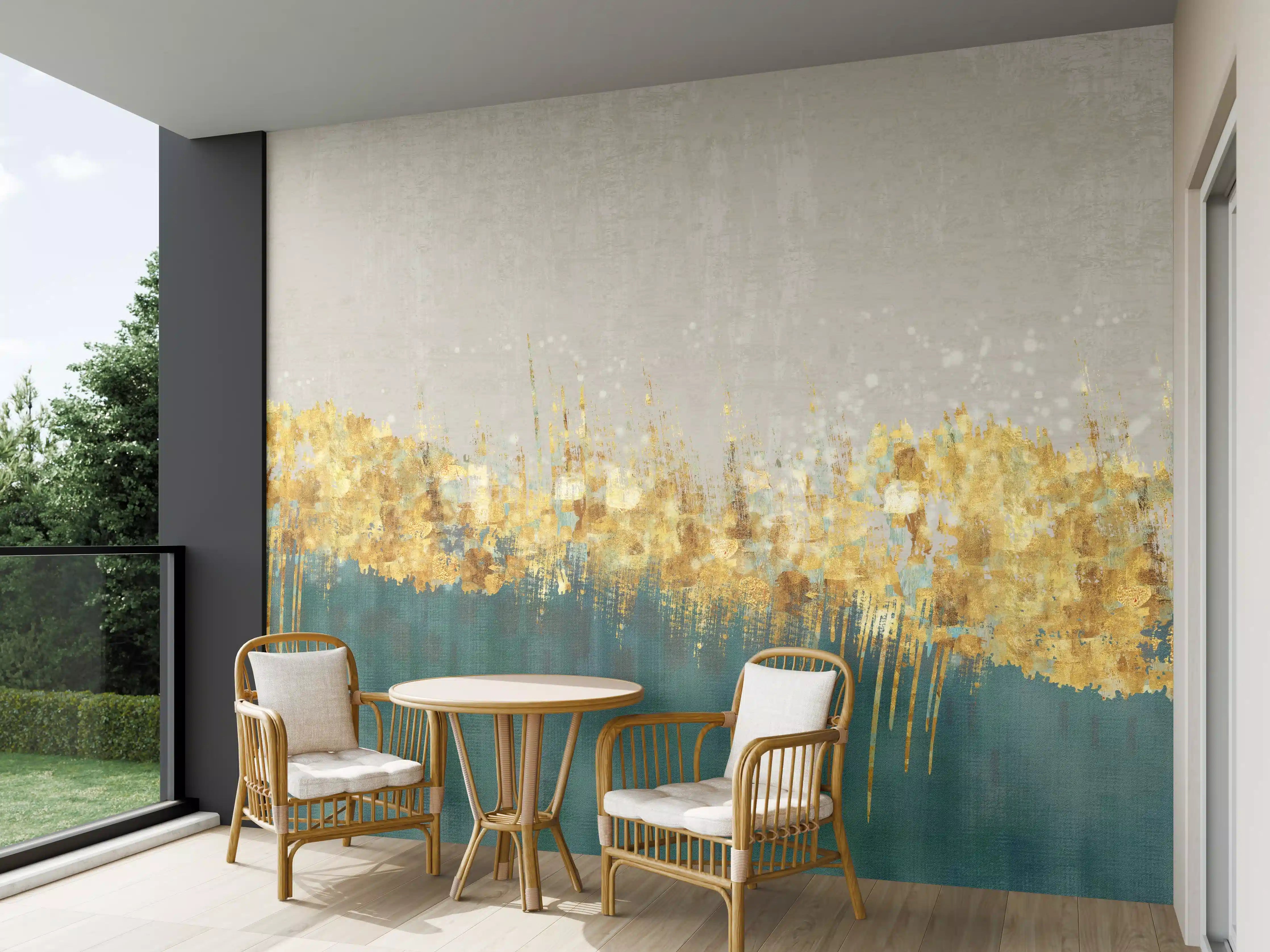 Wandverkleidung außen - Abstraktes Design - Kunsttapete