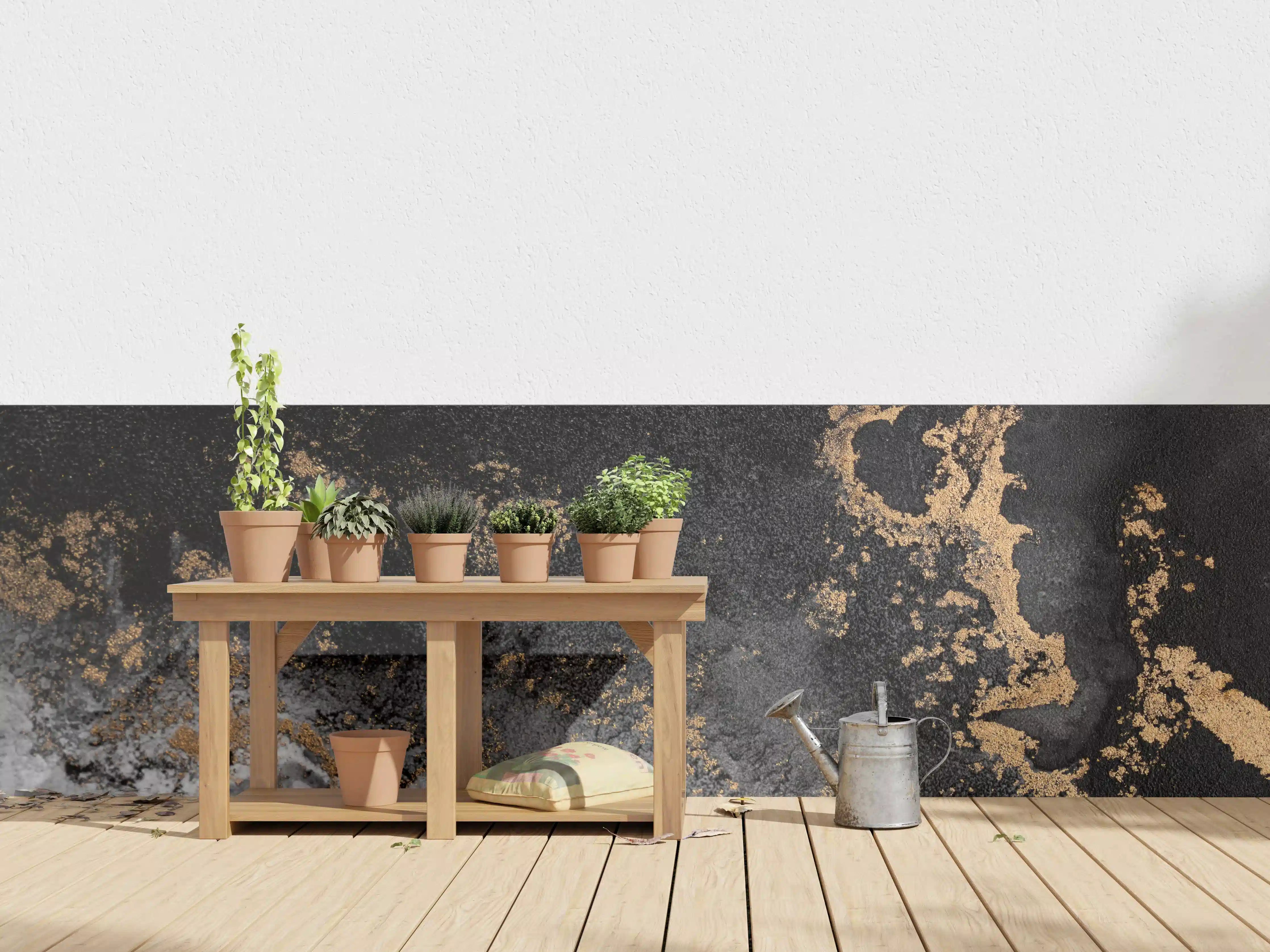 Wandverkleidung außen - Abstraktes Marmor Design - Flüssigkunst