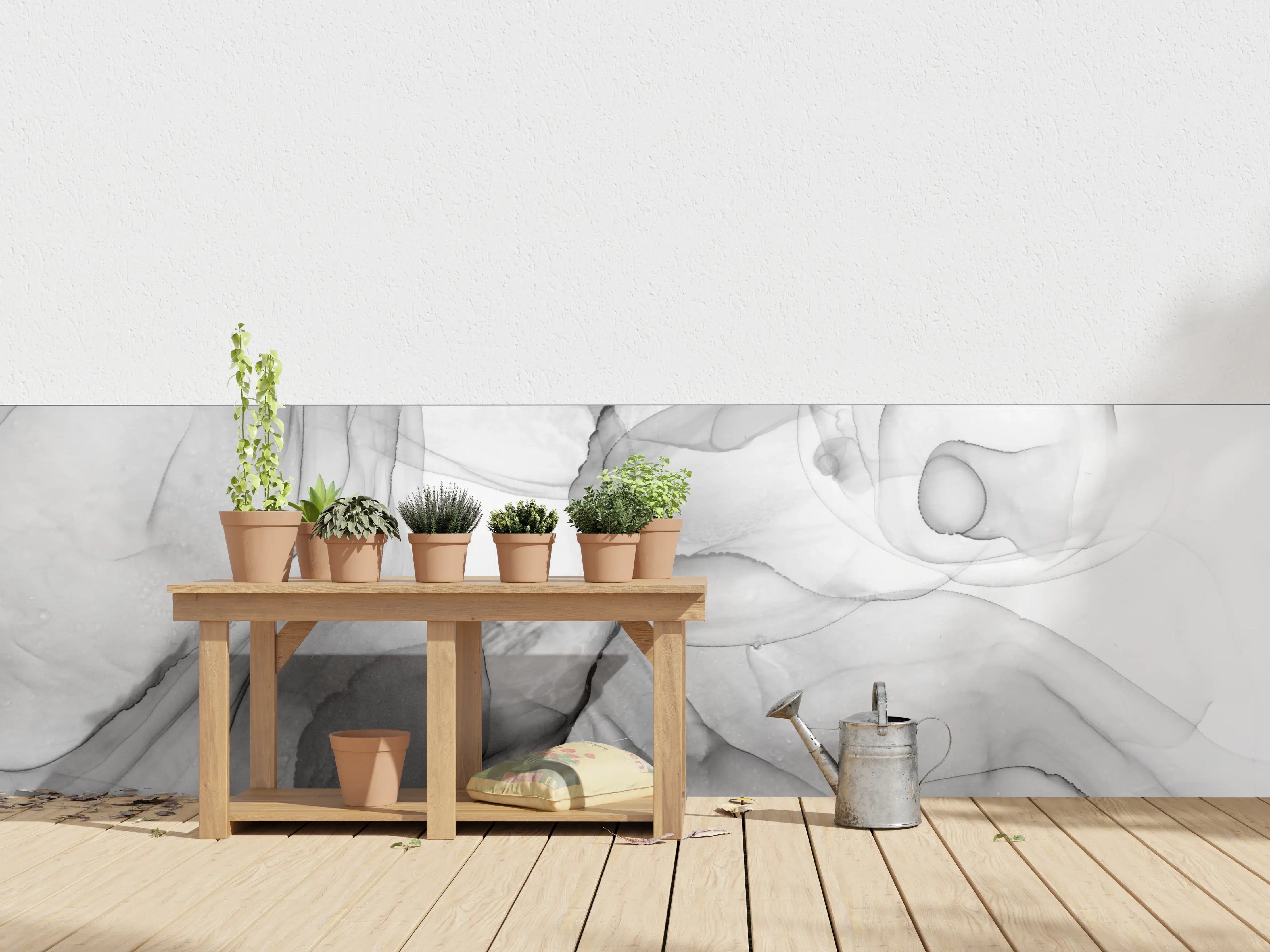 Wandverkleidung außen - Abstraktes Marmor Tinten Design