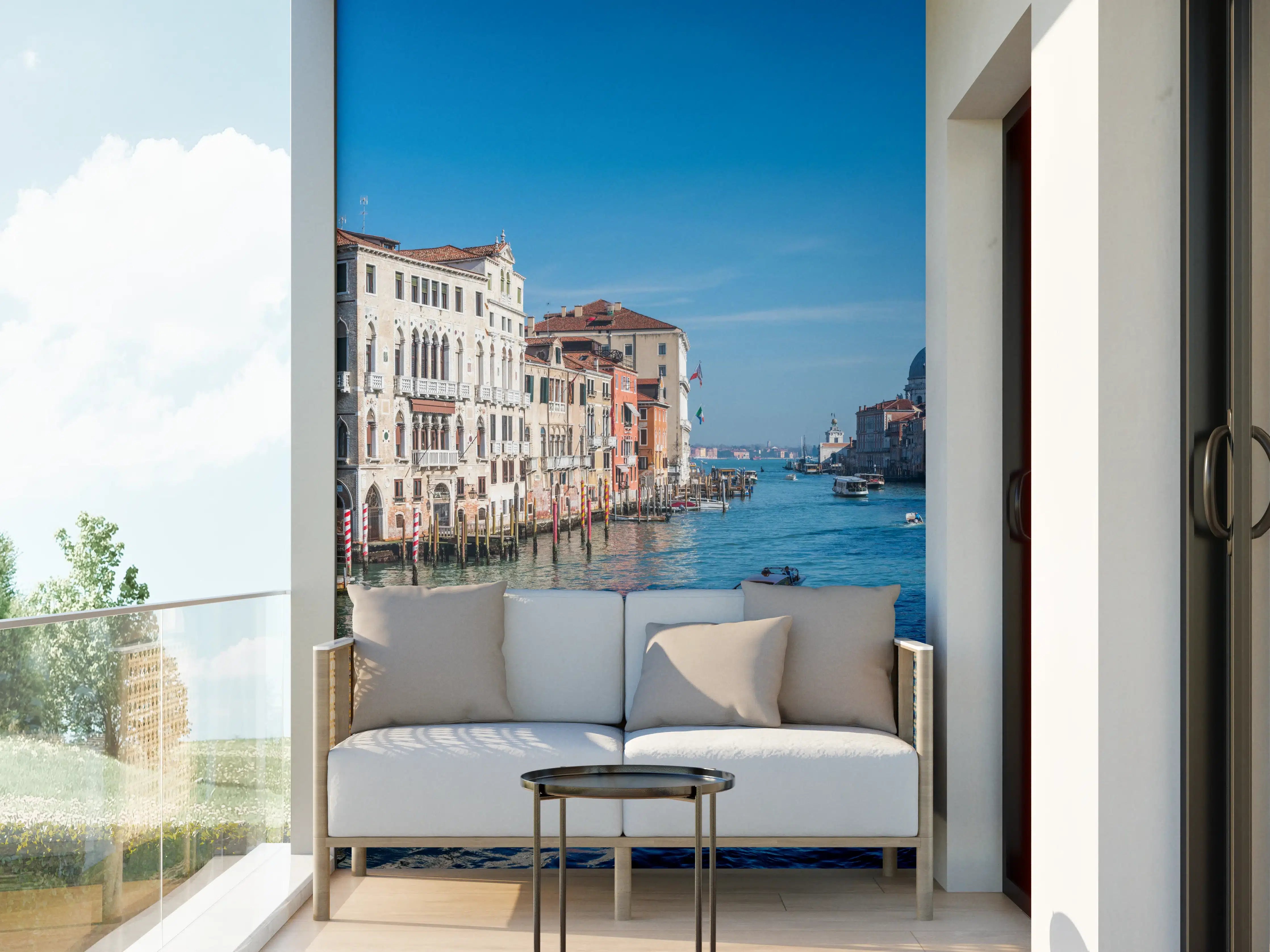 Wandverkleidung außen - Accademia Brücke Venedig
