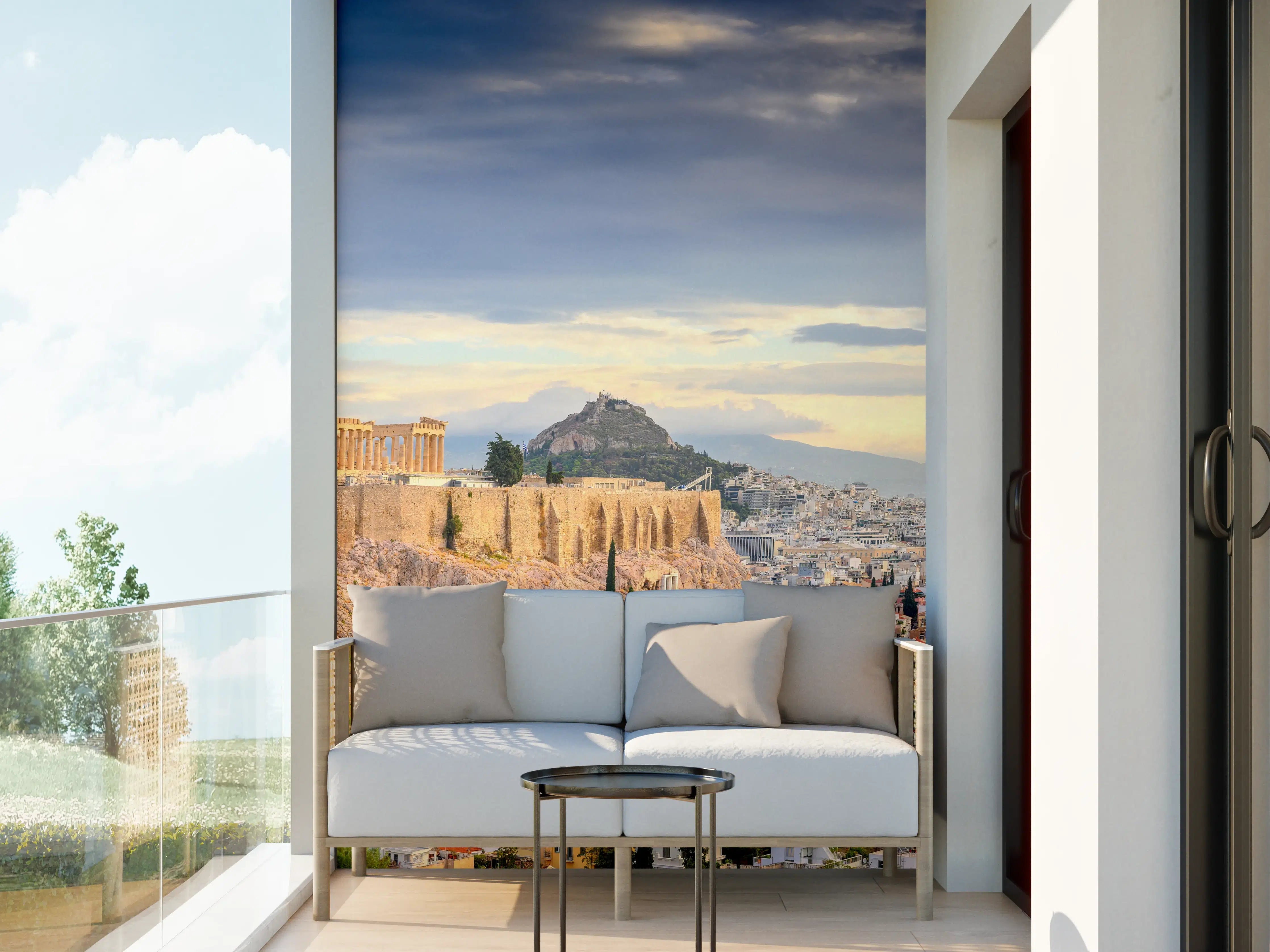 Wandverkleidung außen - Akropolis Athen Panorama