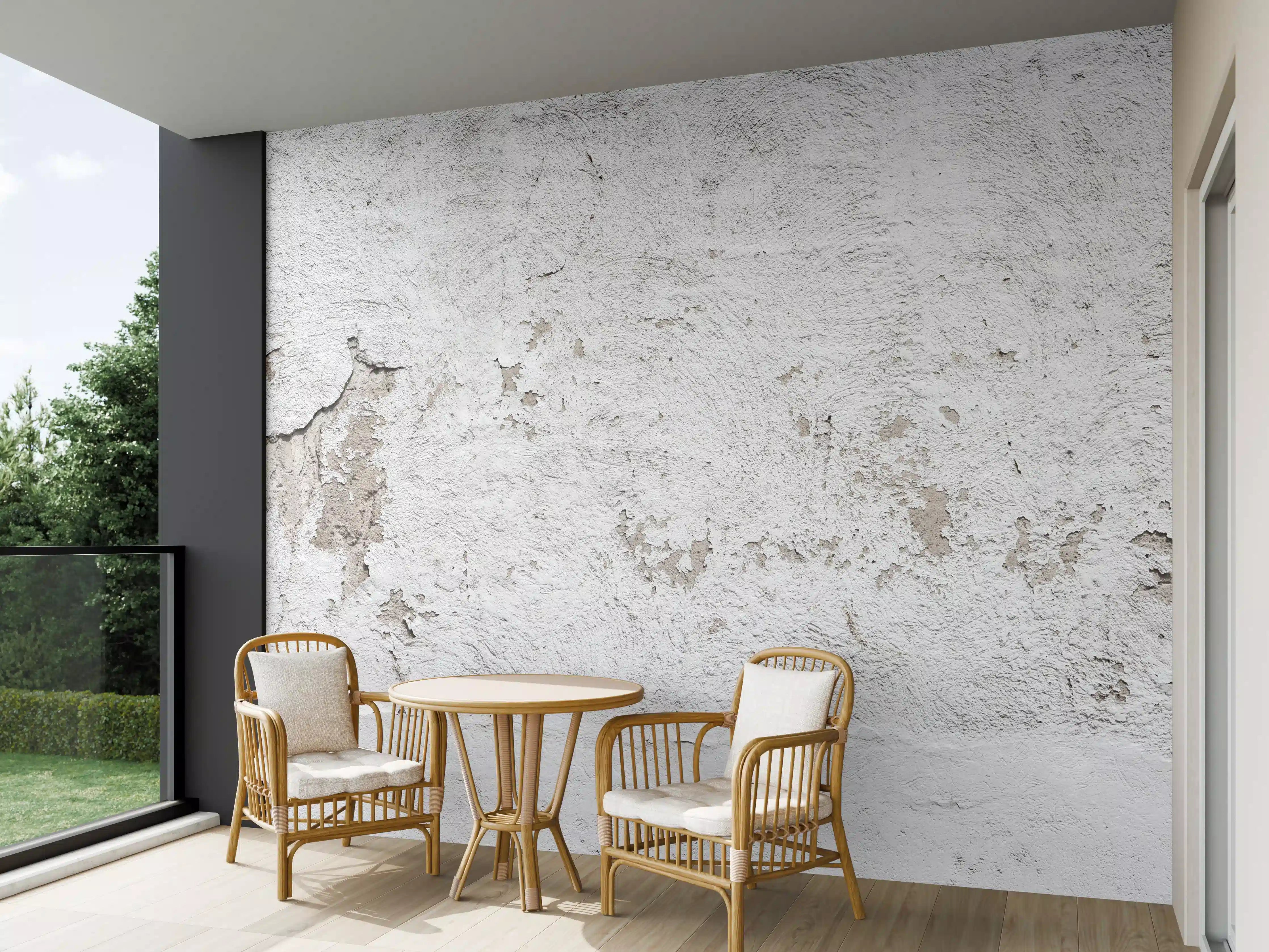 Wandverkleidung außen - Alte Mauer mit abblätterndem Putz