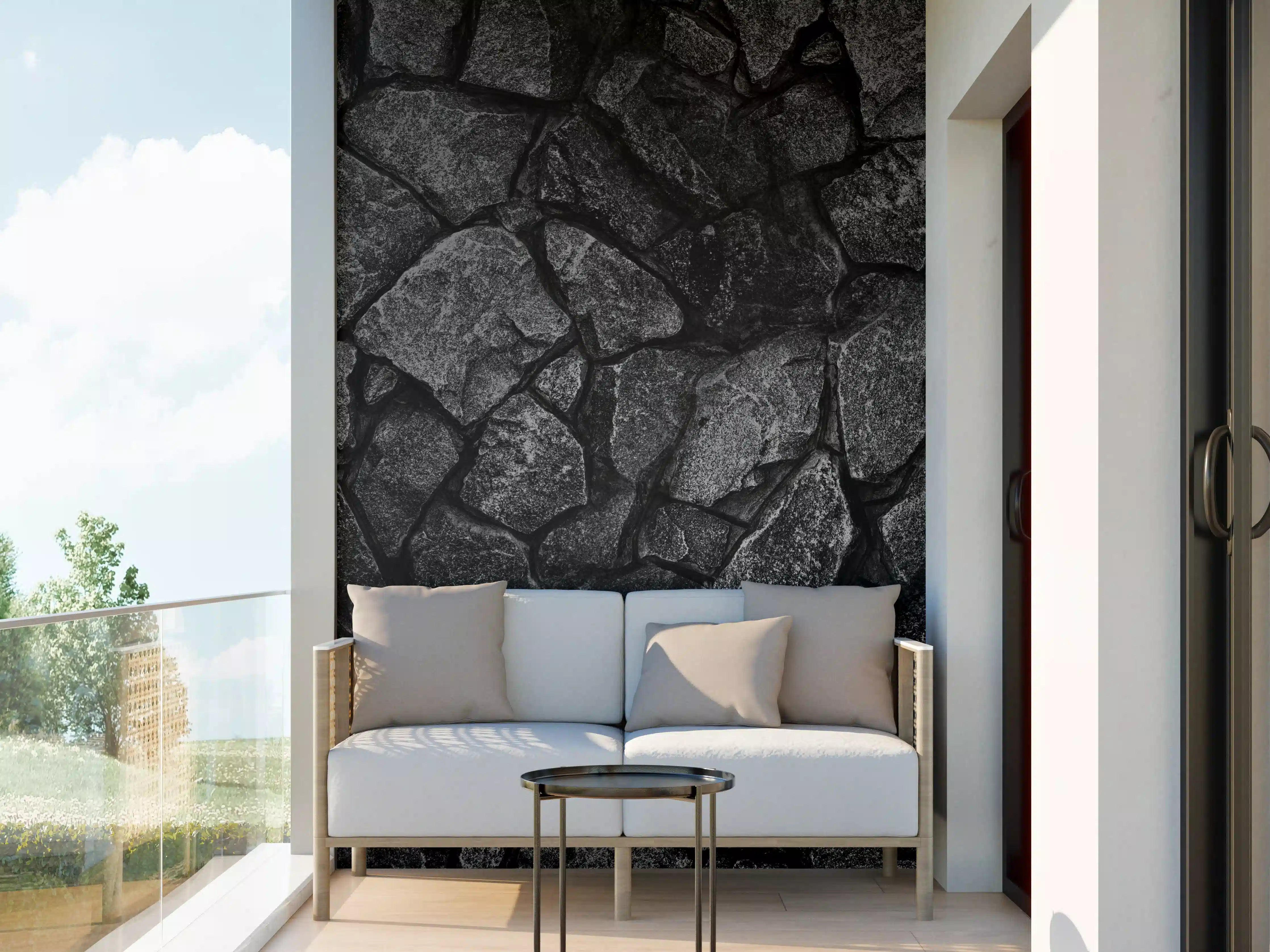 Wandverkleidung außen - Alte Steinmauer - Hintergrund