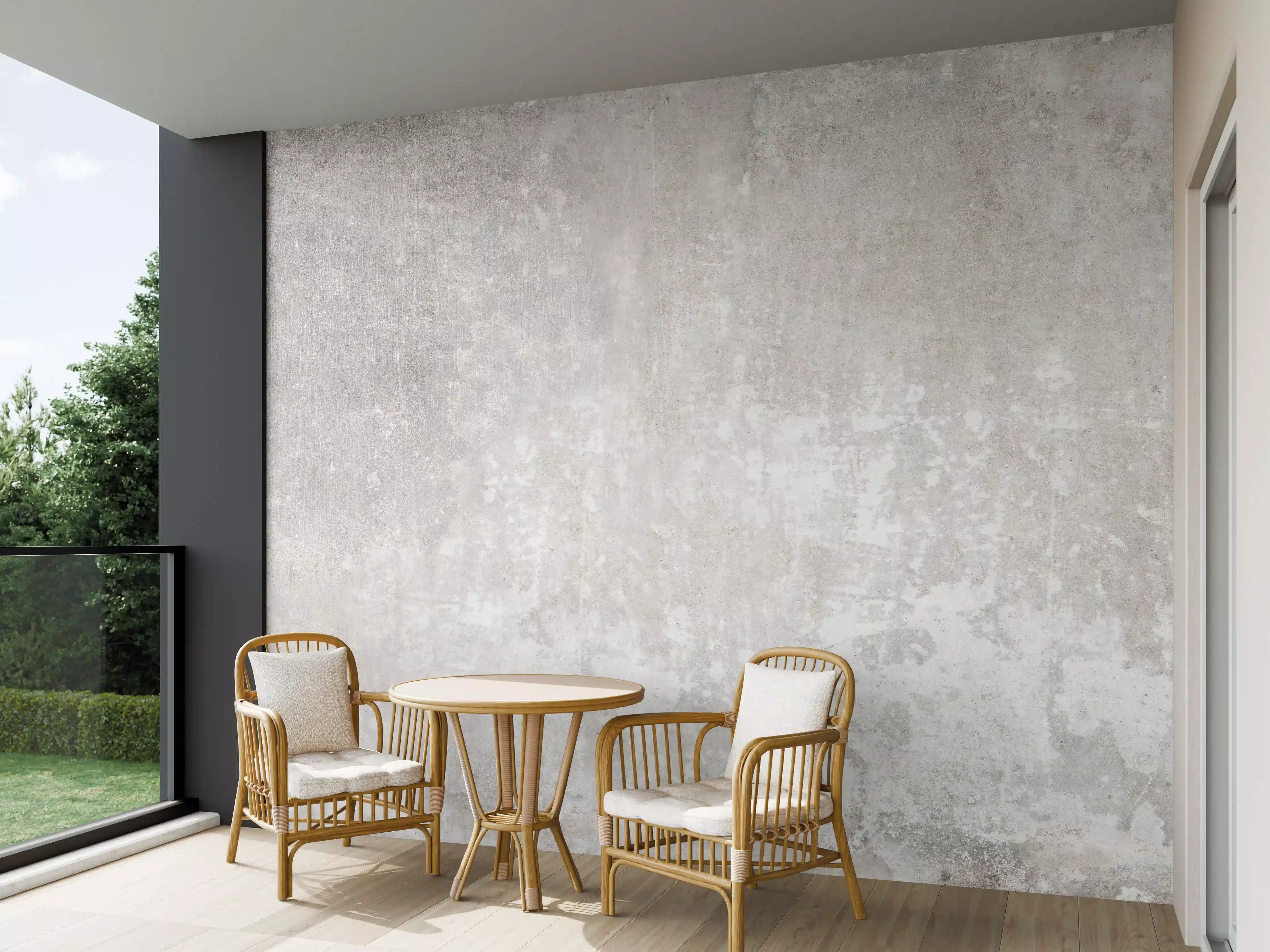 Wandverkleidung außen - Alte Zementwandstruktur