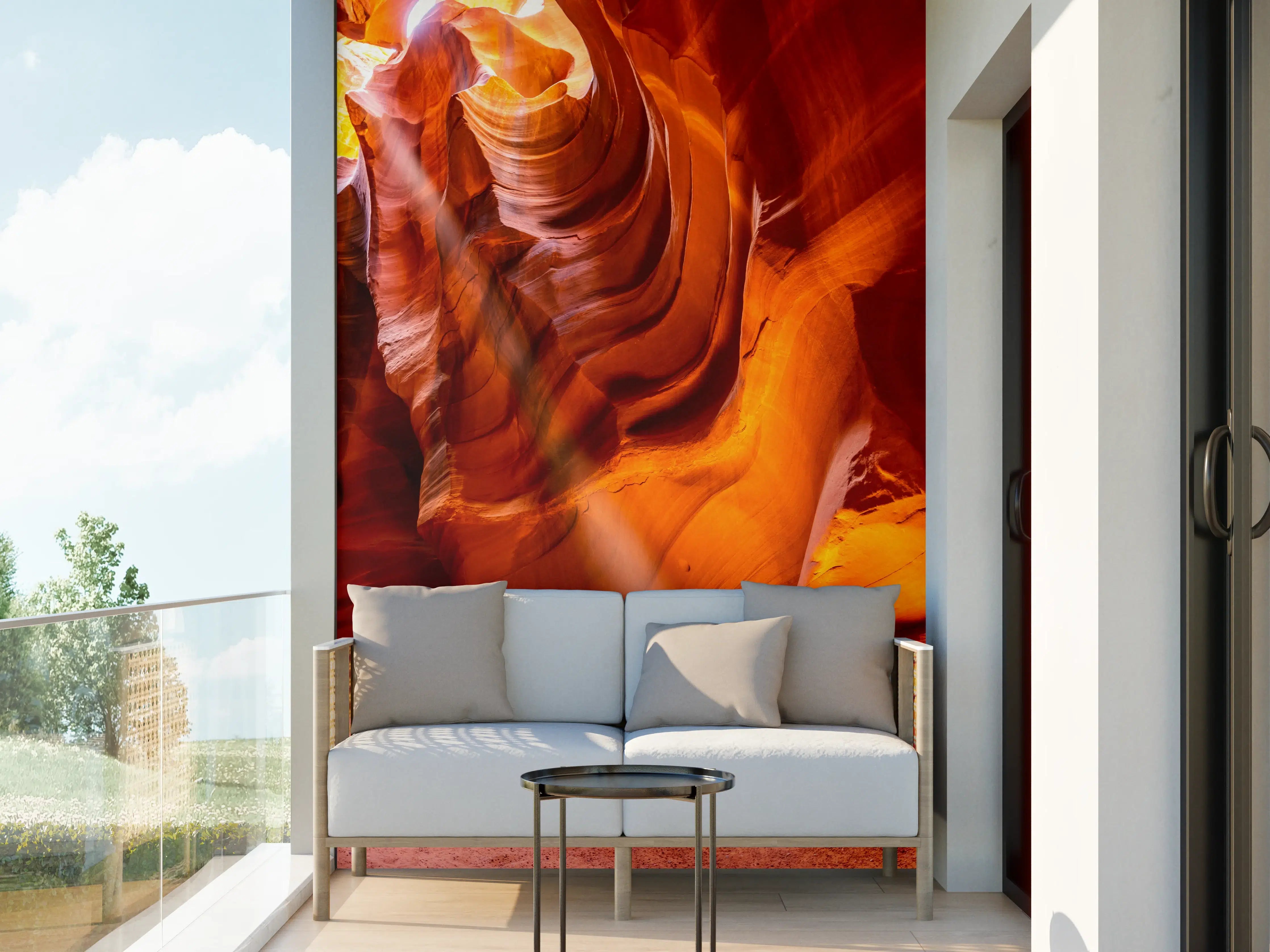 Wandverkleidung außen - Antelope Canyon Farbenspiel