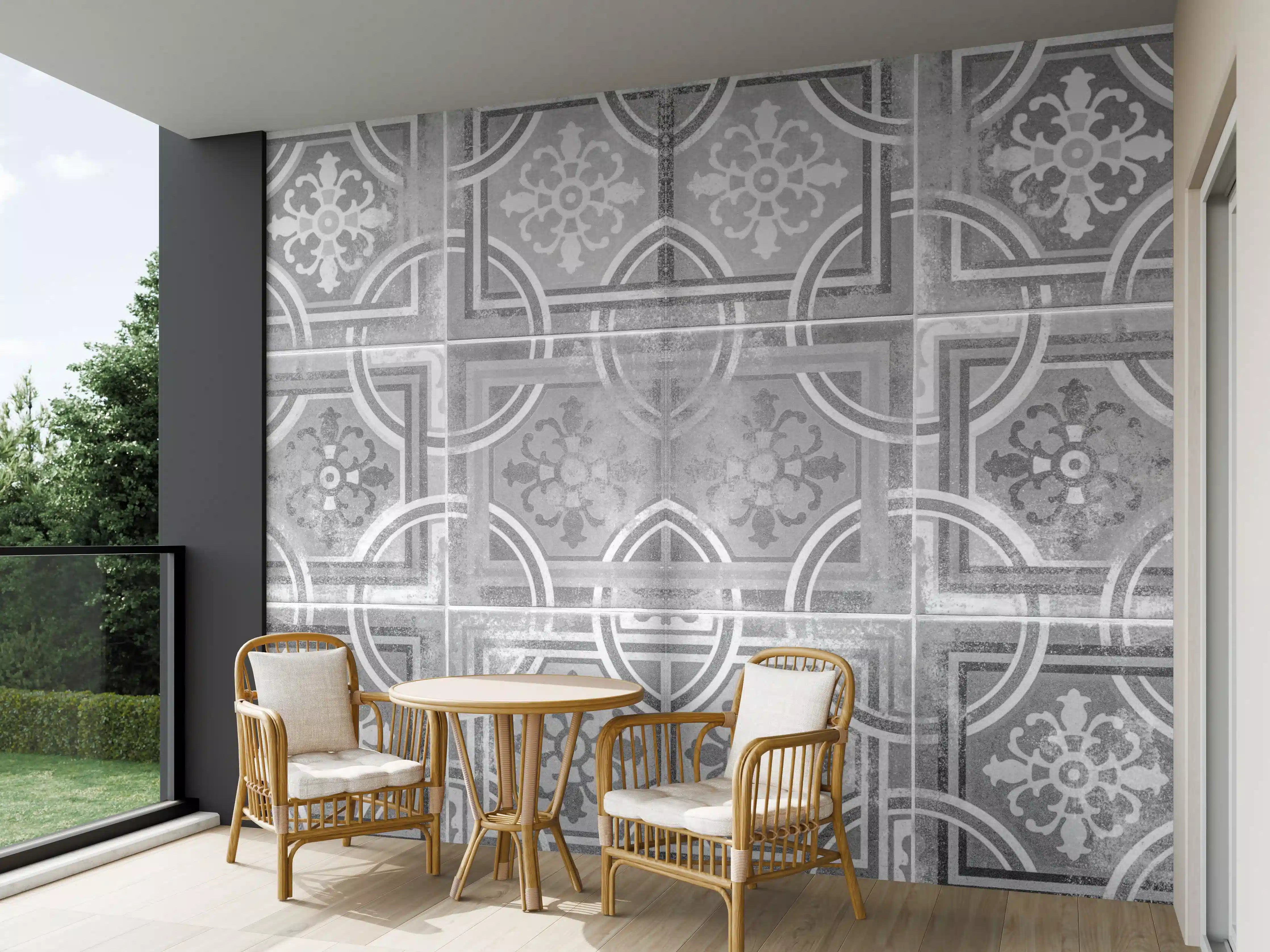 Wandverkleidung außen - Arabische schäbige Fliesen Hintergrund