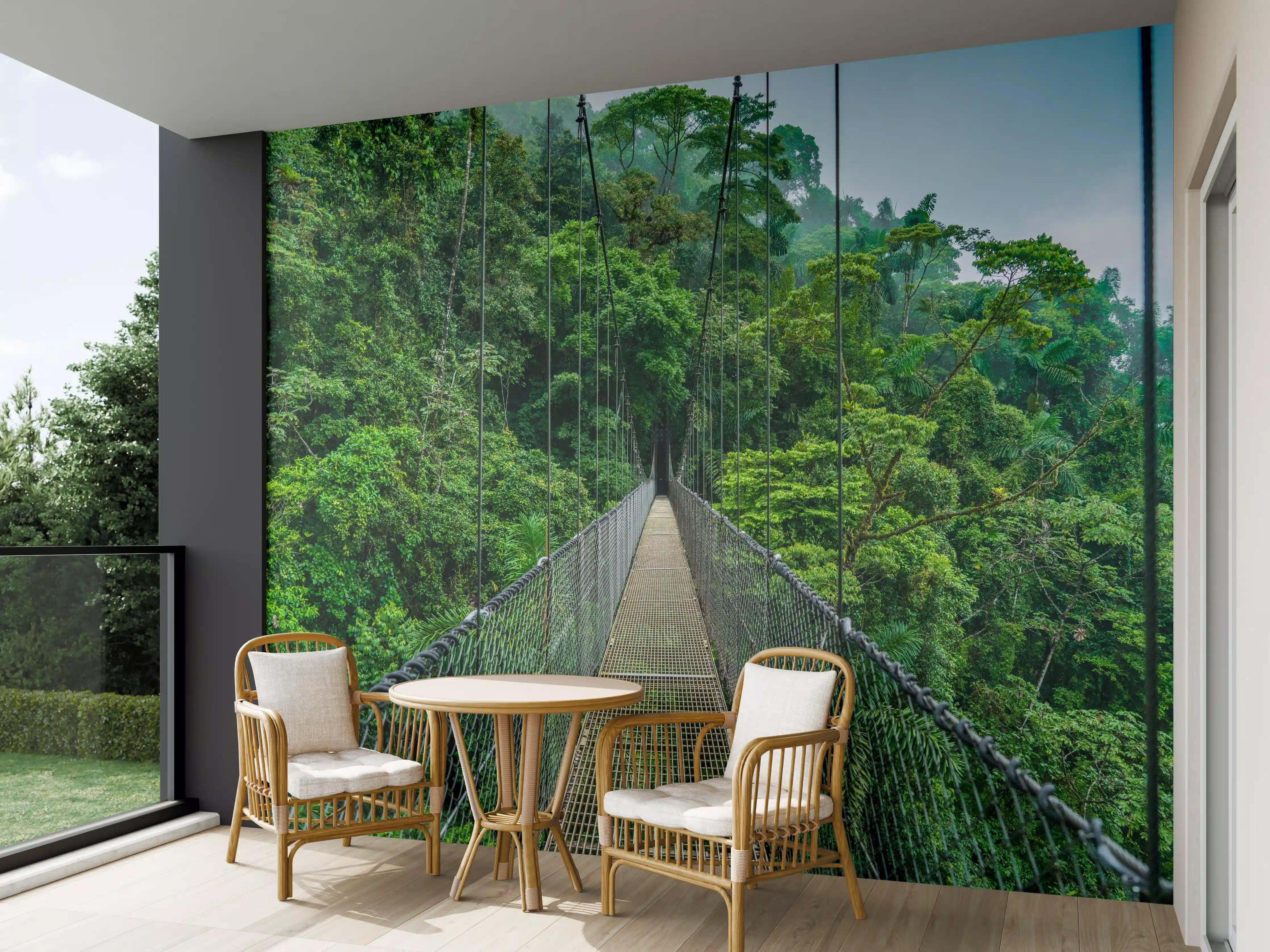 Wandverkleidung außen - Arenal-Hängebrücke - Costa Rica