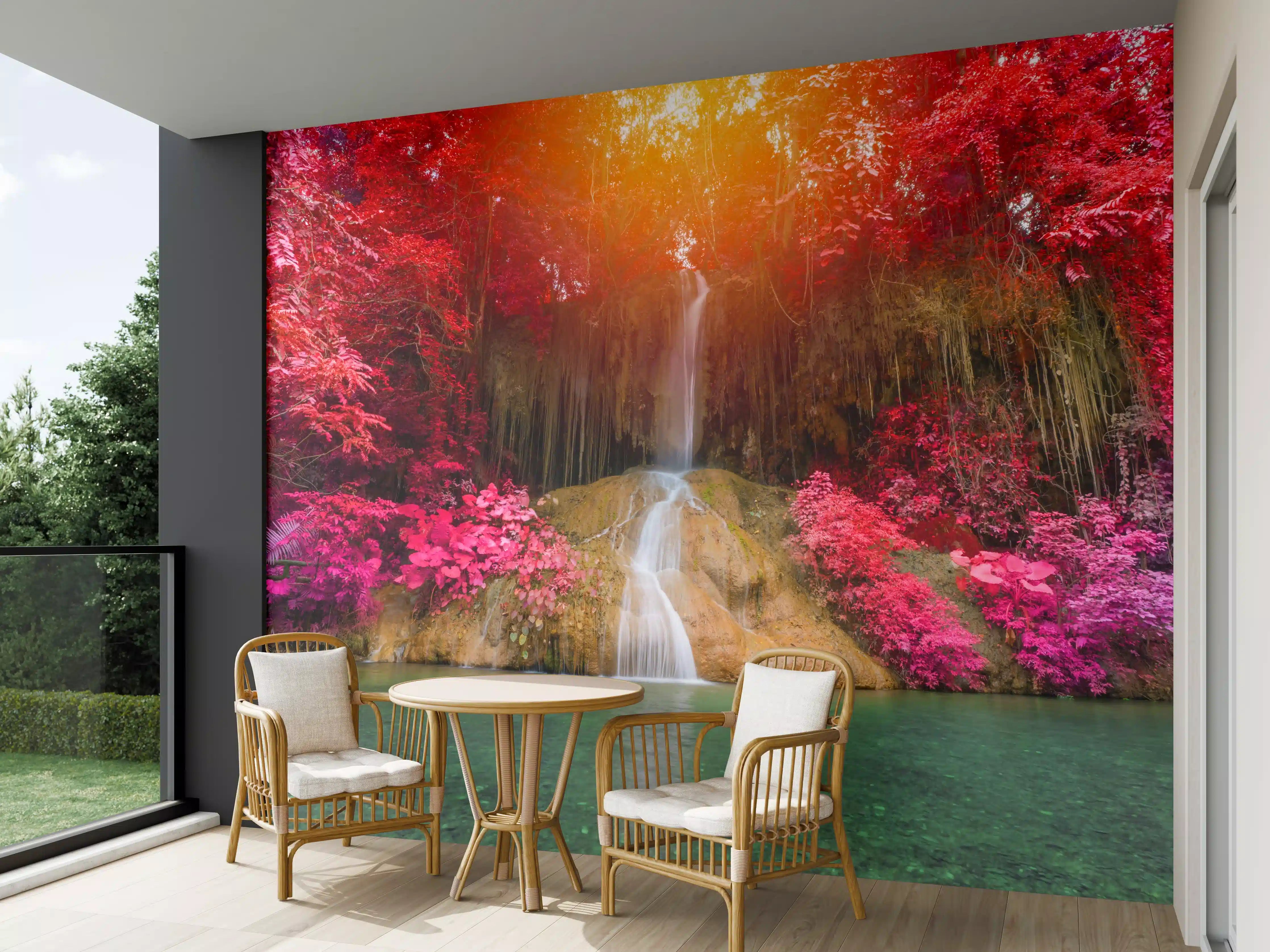 Wandverkleidung außen - Atemberaubender Phu sang Wasserfall