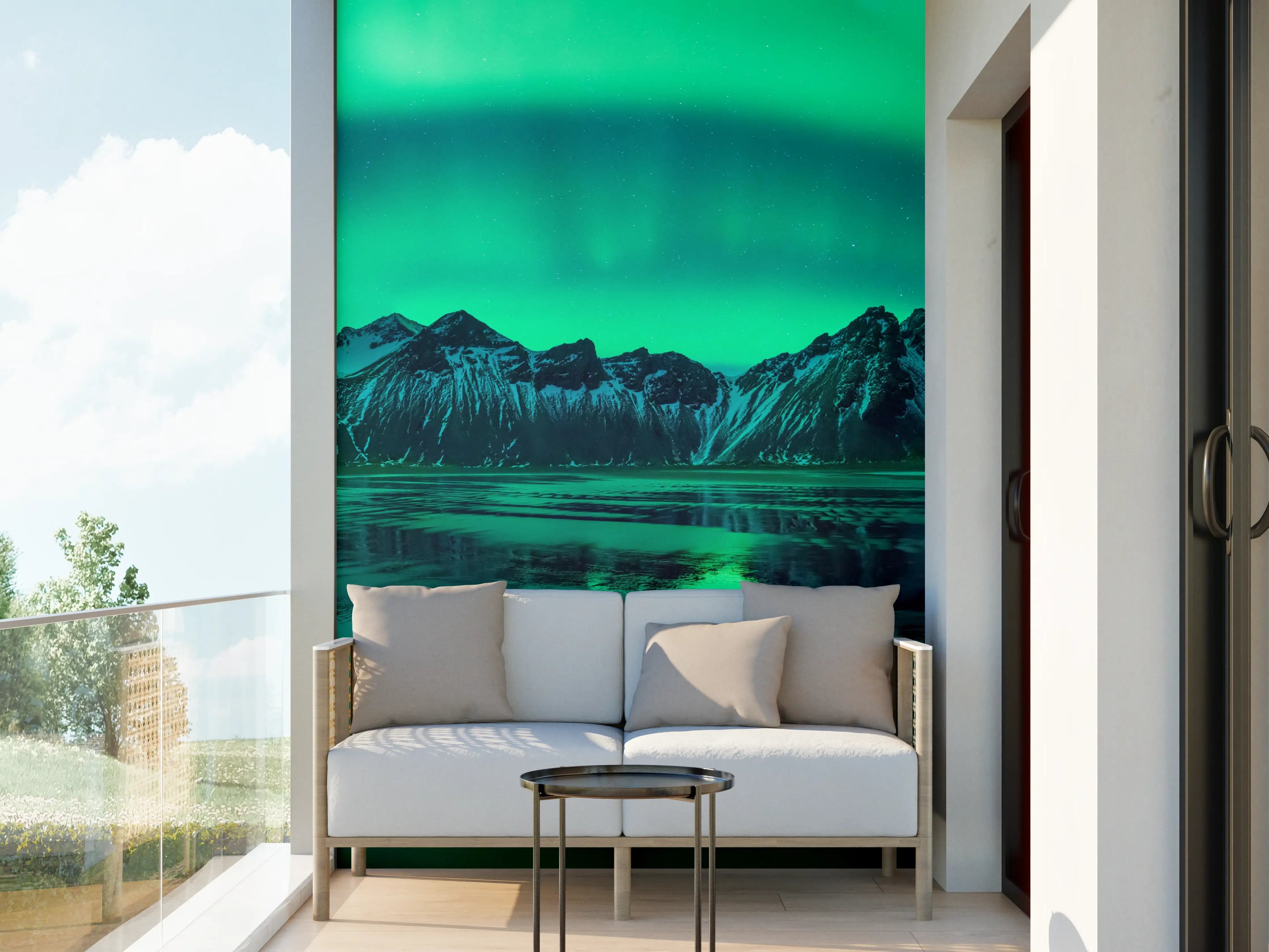 Wandverkleidung außen - Aurora Stokksnes - Island