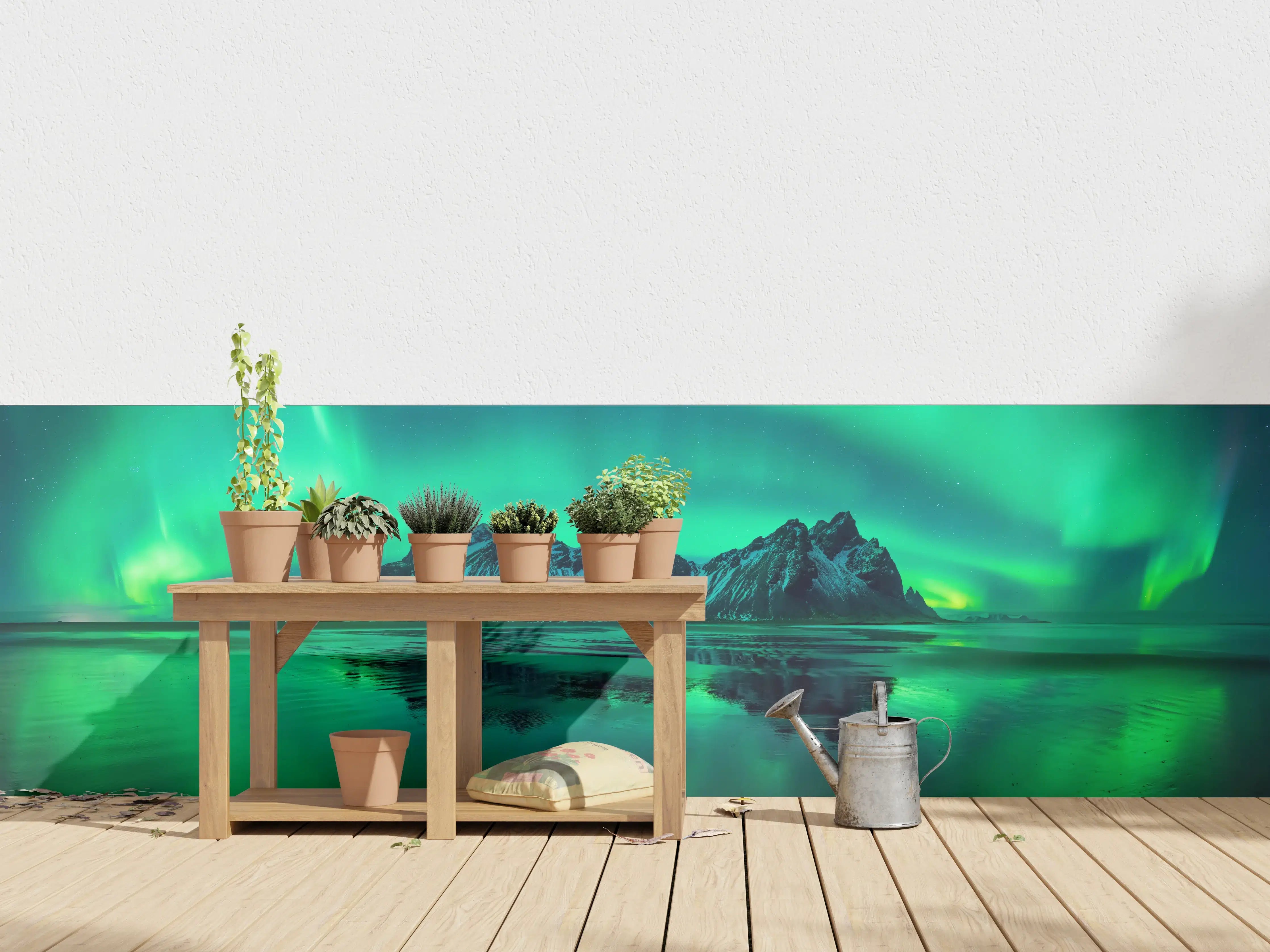 Wandverkleidung außen - Aurora Stokksnes - Island