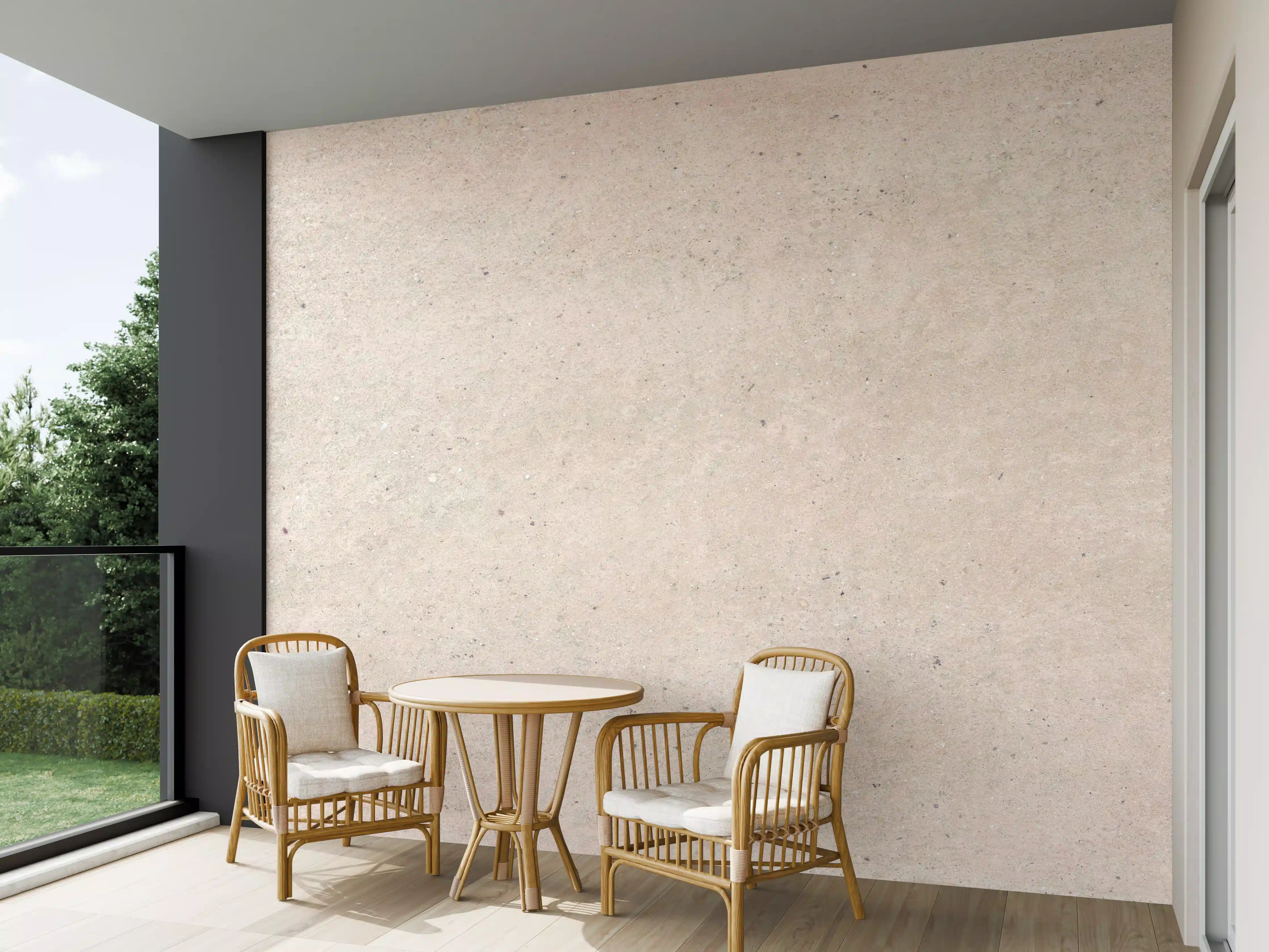 Wandverkleidung außen - Beige Betonhintergrund