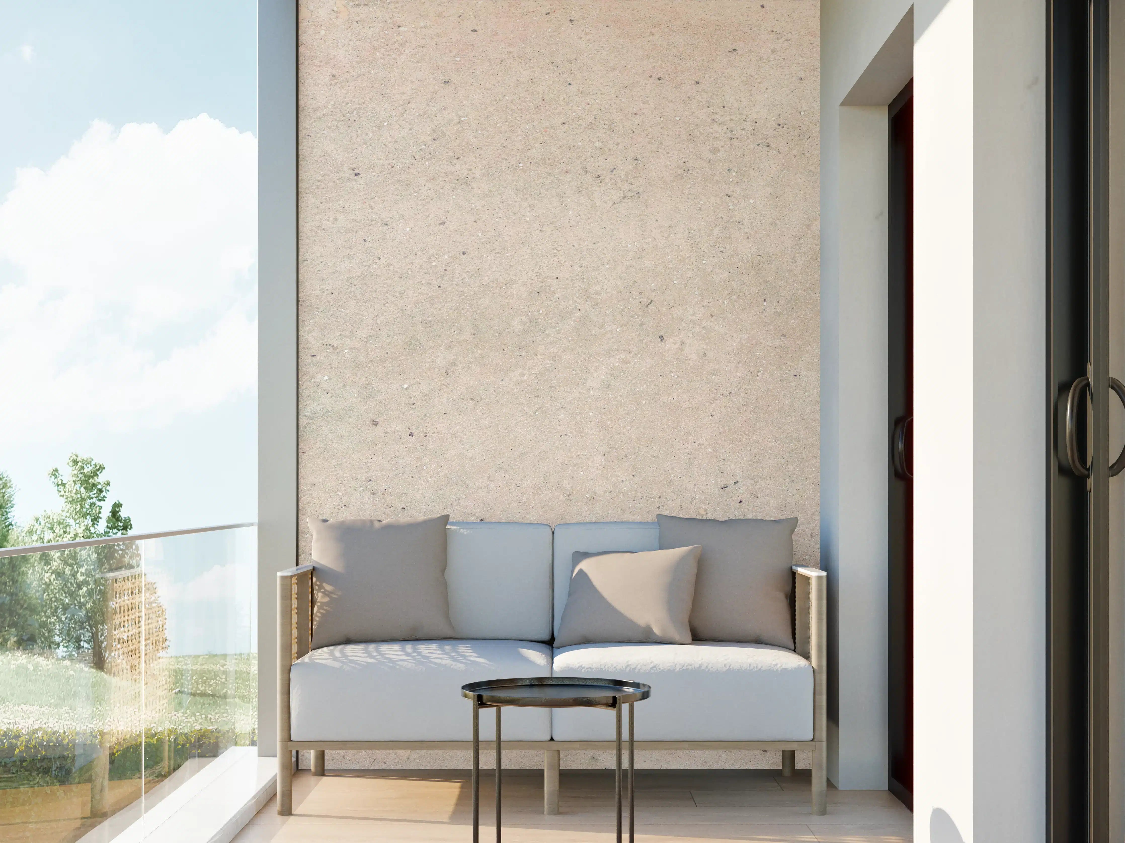 Wandverkleidung außen - Beige Betonhintergrund