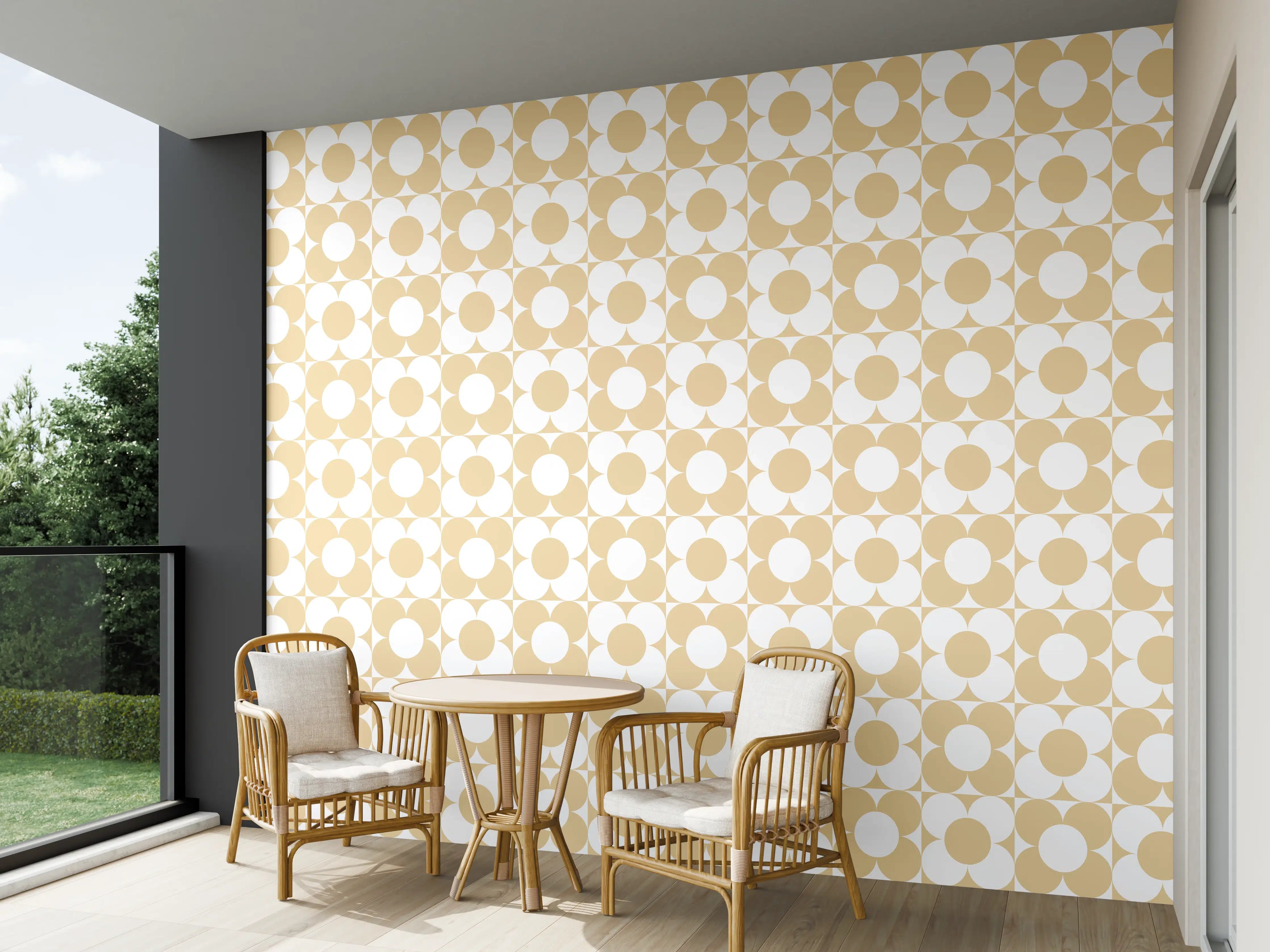 Wandverkleidung außen - Beige-Design für zeitlose Eleganz