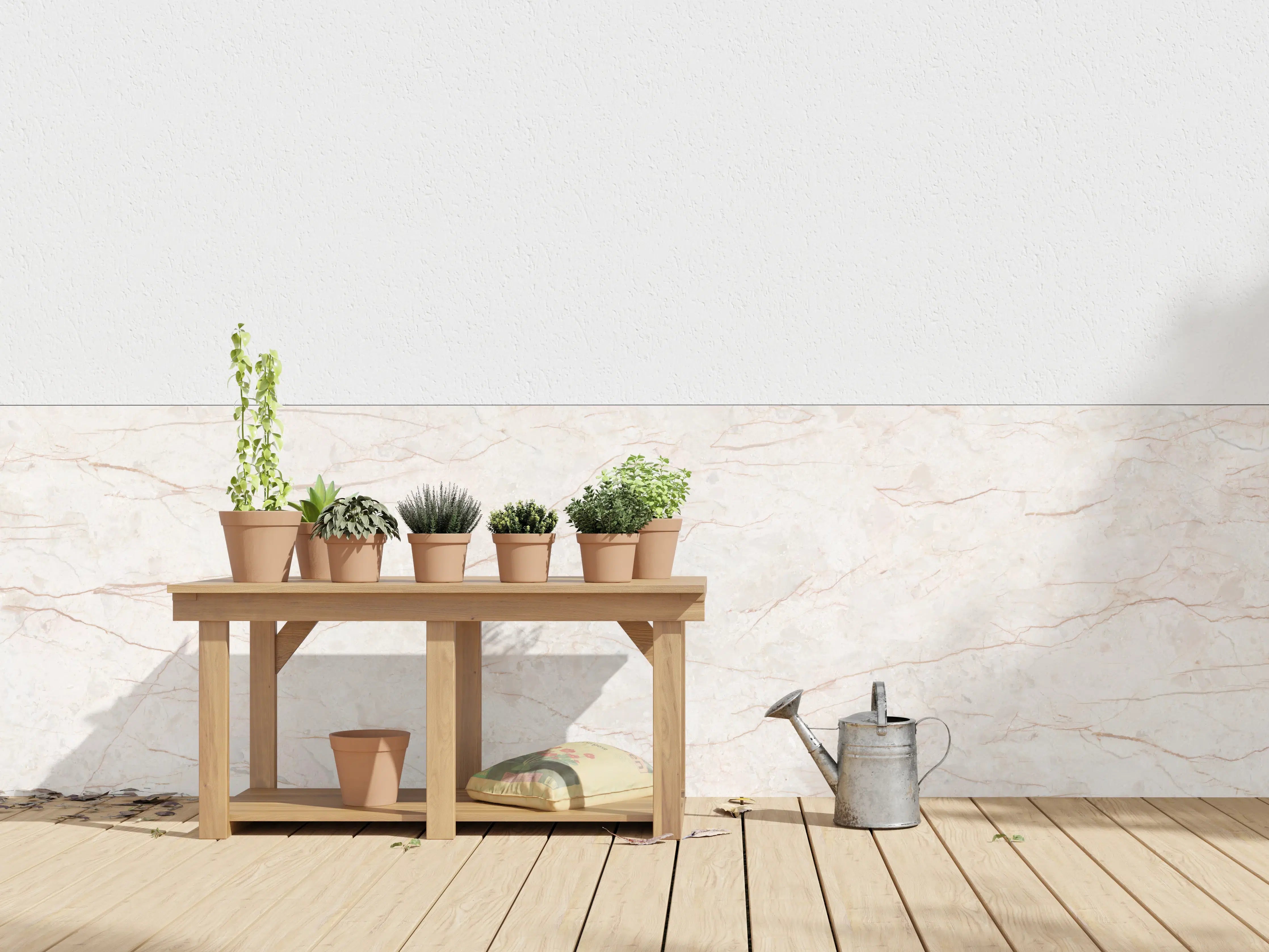 Wandverkleidung außen - Beige Marmor Hintergrund
