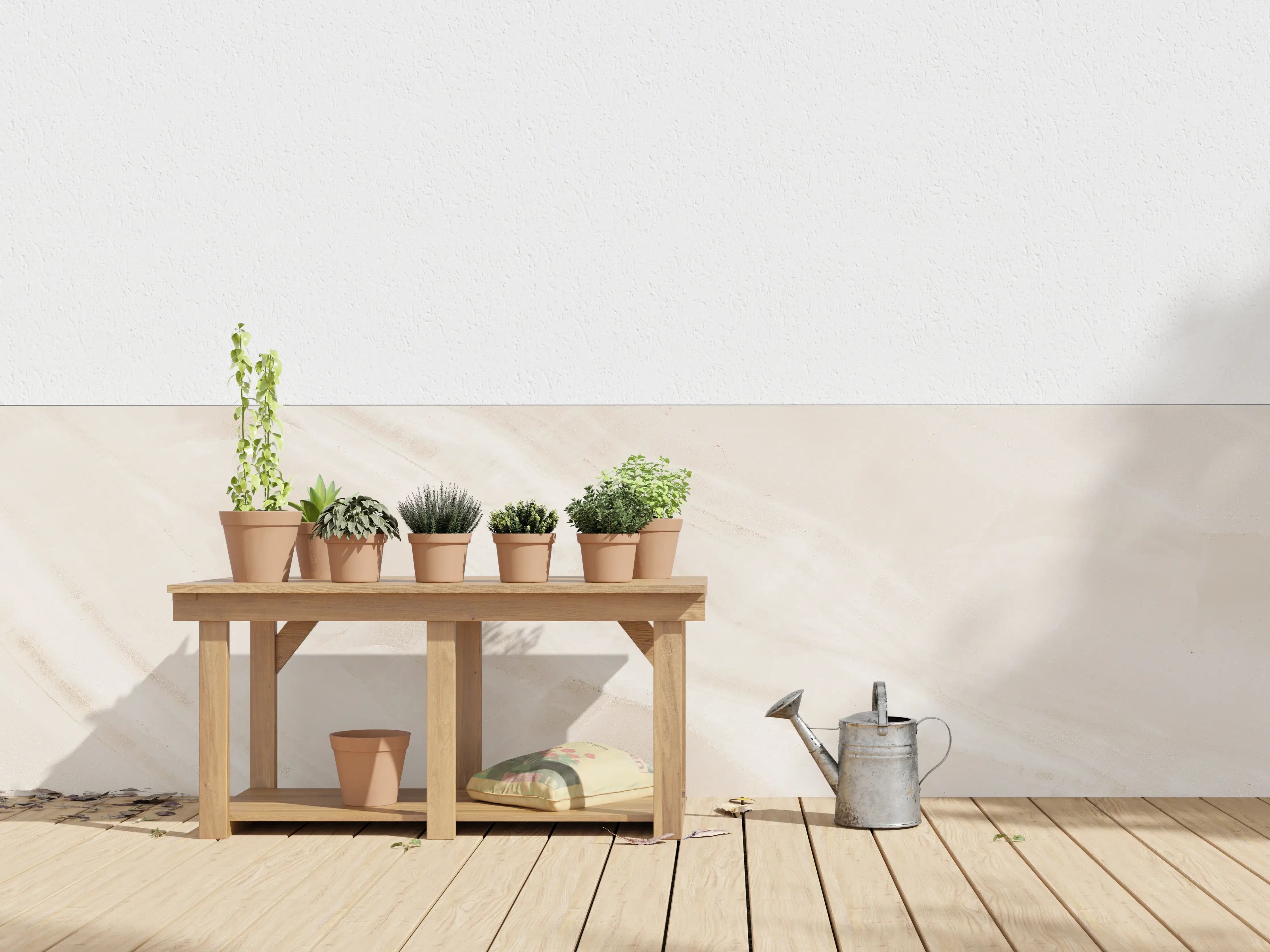 Wandverkleidung außen - Beige natürliche Marmortextur