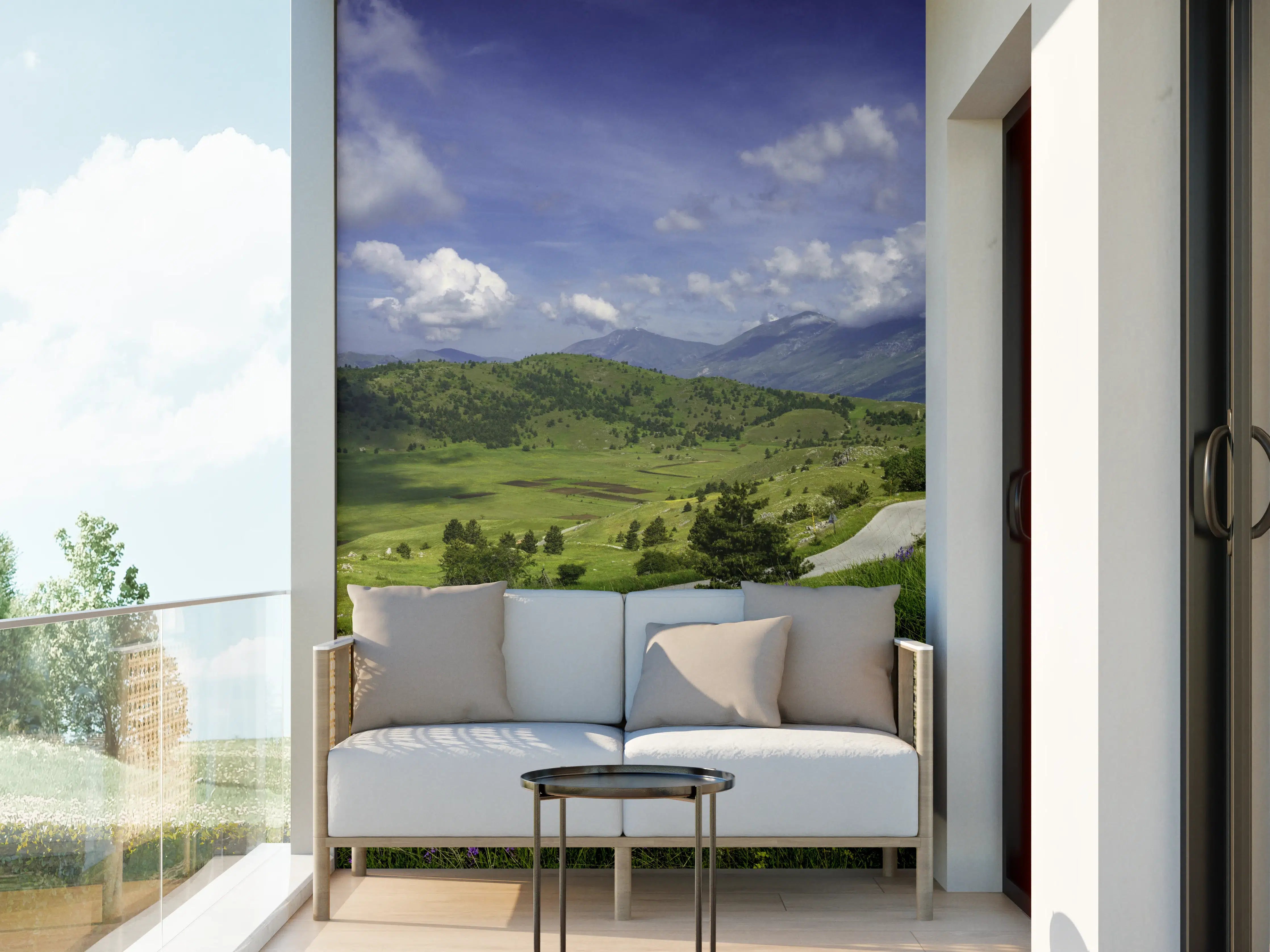 Wandverkleidung außen - Berglandschaft - Berglandschaft - Naturpark Gran Sasso